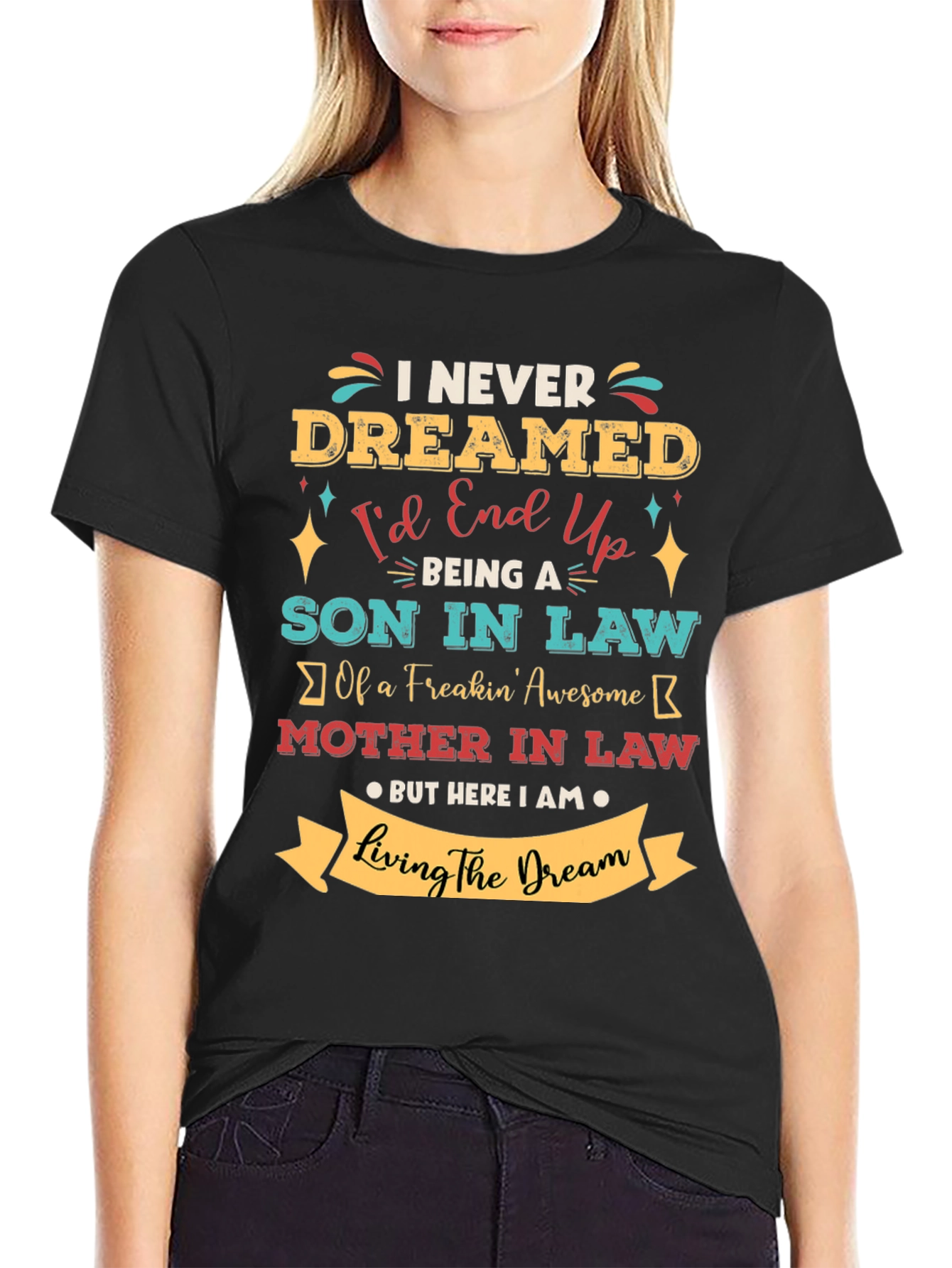 Funny Son-in-Law Mother-in-Law Graphic T-Shirt