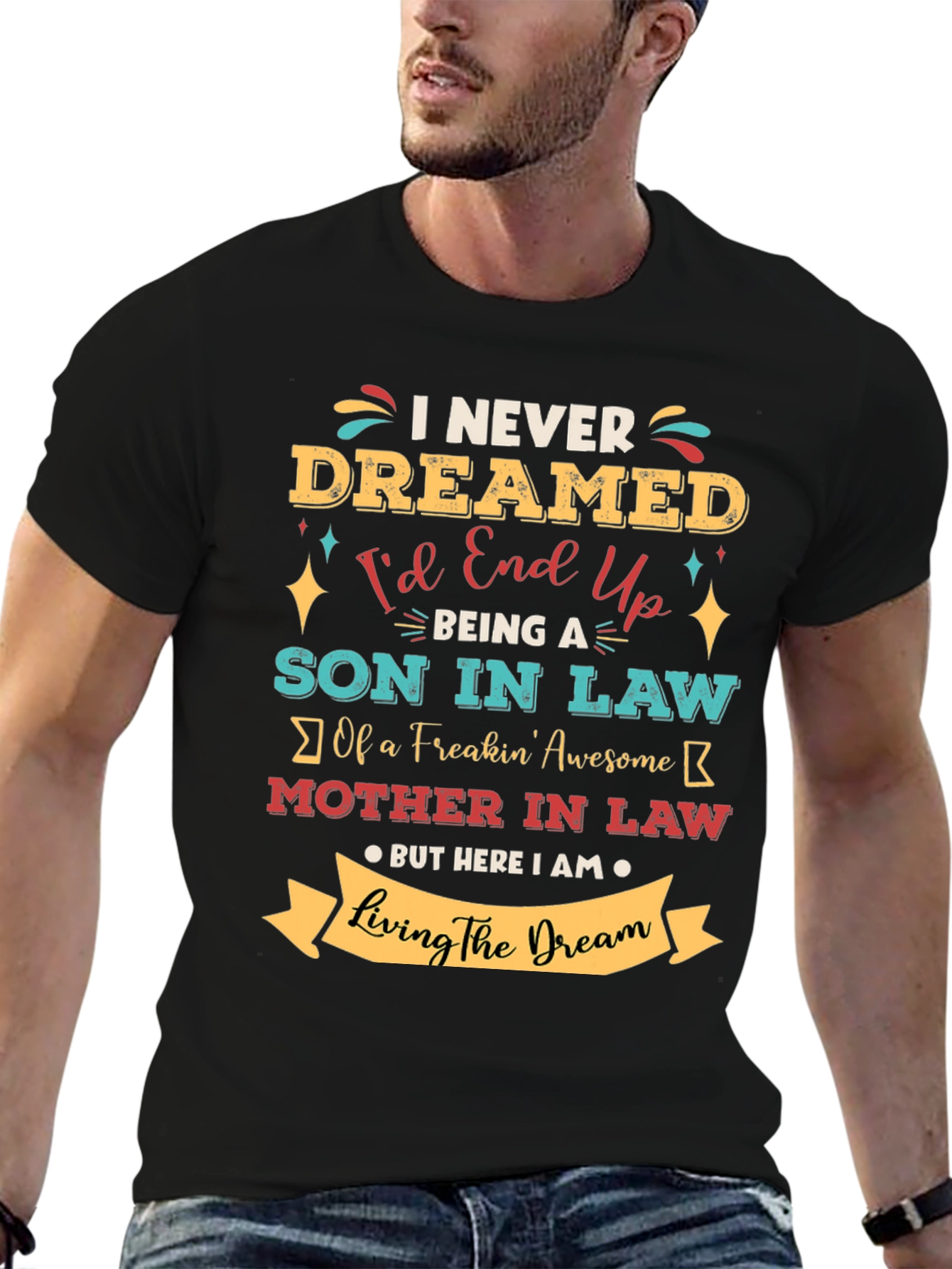 Funny Son-in-Law Mother-in-Law Graphic T-Shirt