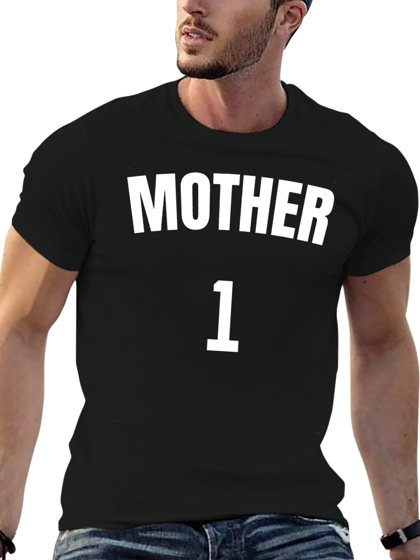 Mother Number One T-Shirt - Black