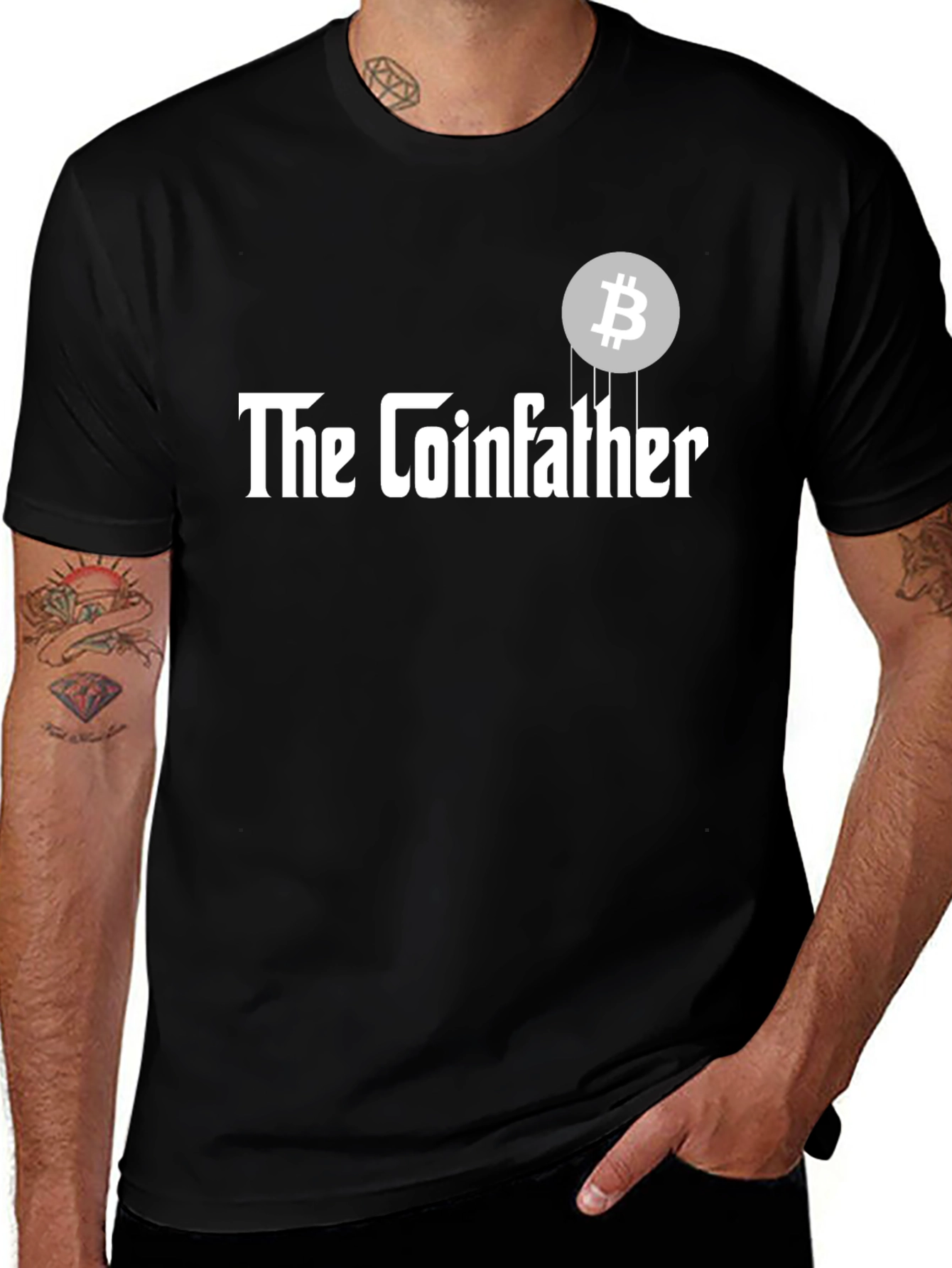 The Coinfather Bitcoin T-Shirt Crypto Tee