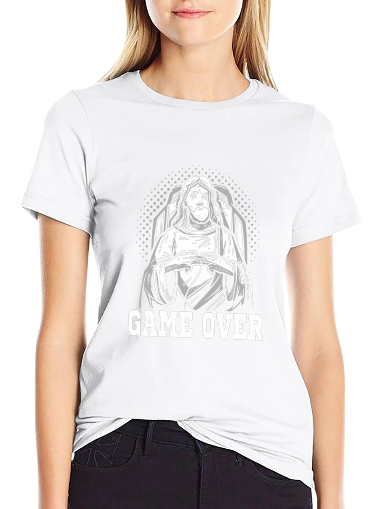 Game Over Jesus T-Shirt - Black
