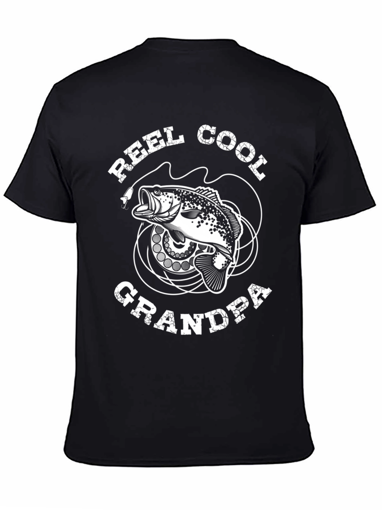 Reel Cool Grandpa T-Shirt - Fishing Lover Gift