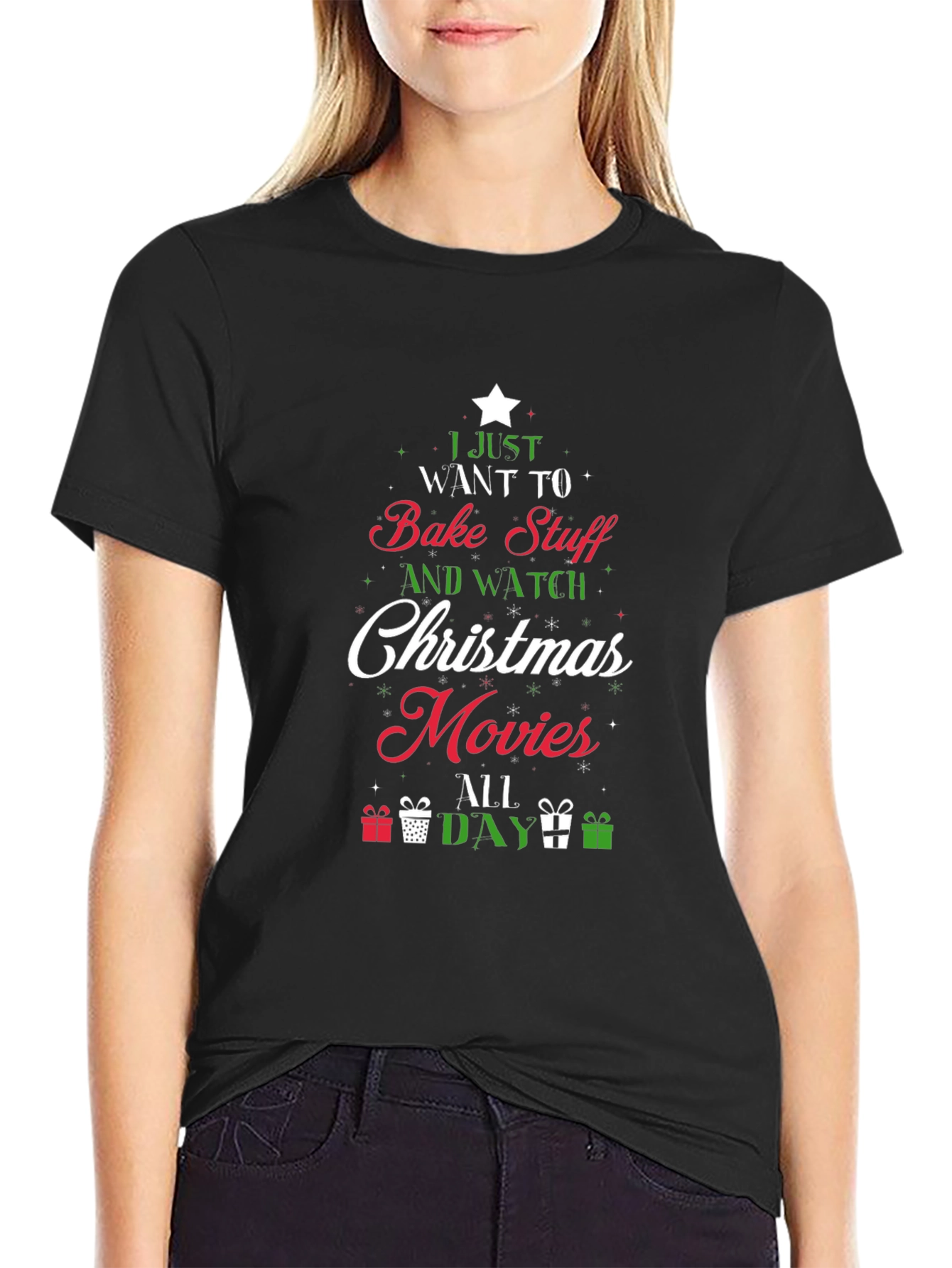 Christmas Baking & Movies T-Shirt