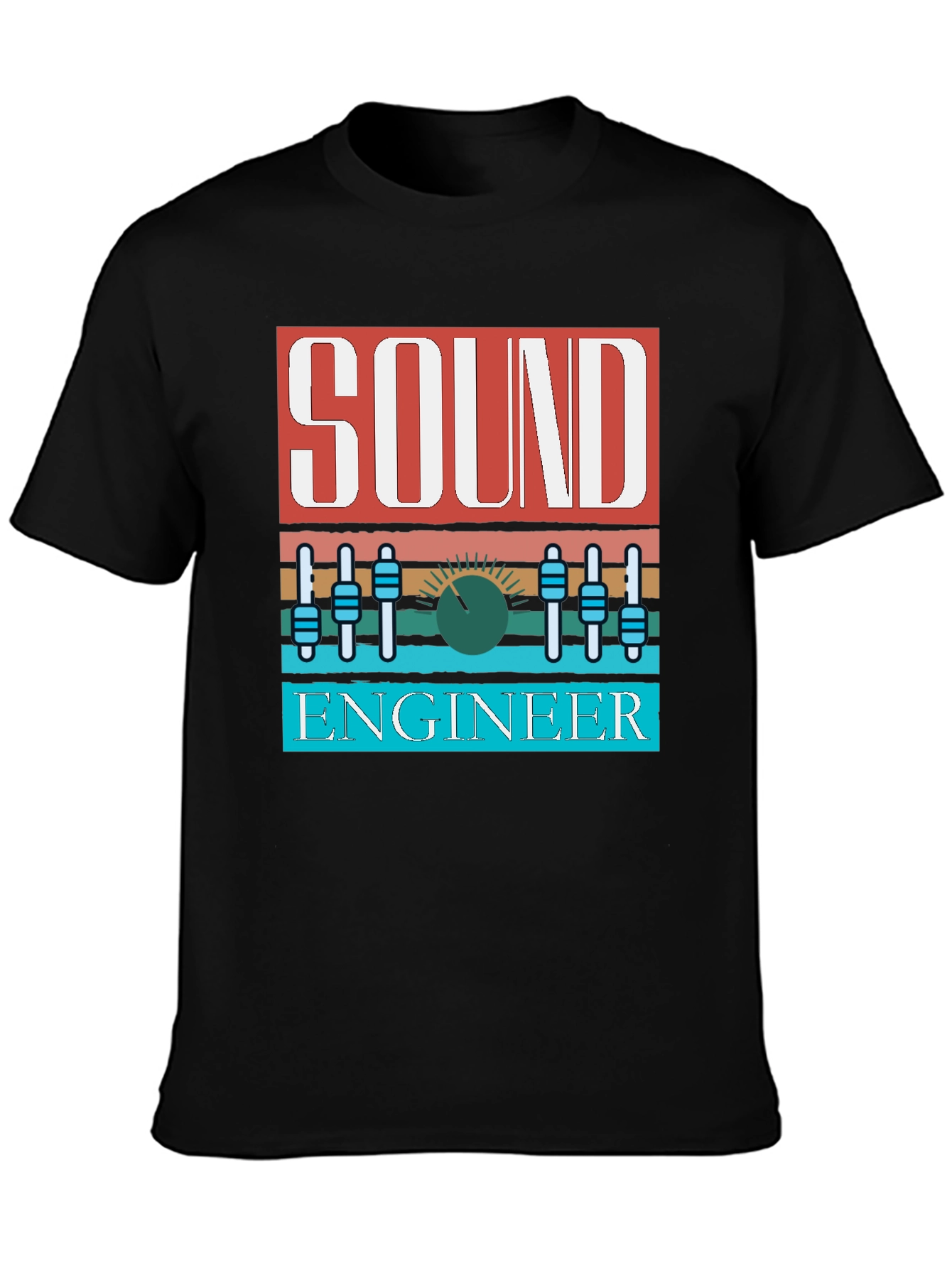 Sound Engineer T-Shirt - Audio Mixing Apparel