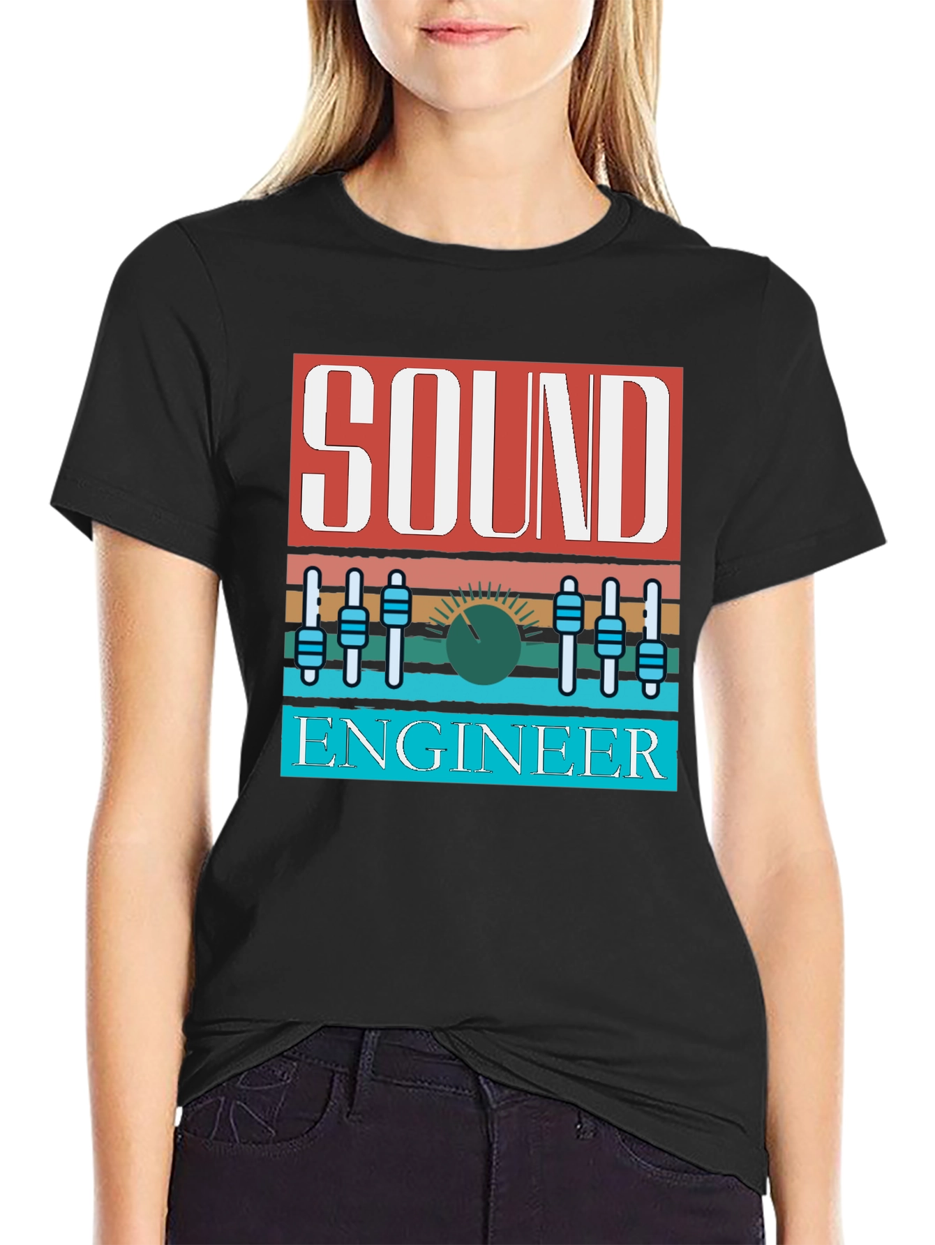 Sound Engineer T-Shirt - Audio Mixing Apparel