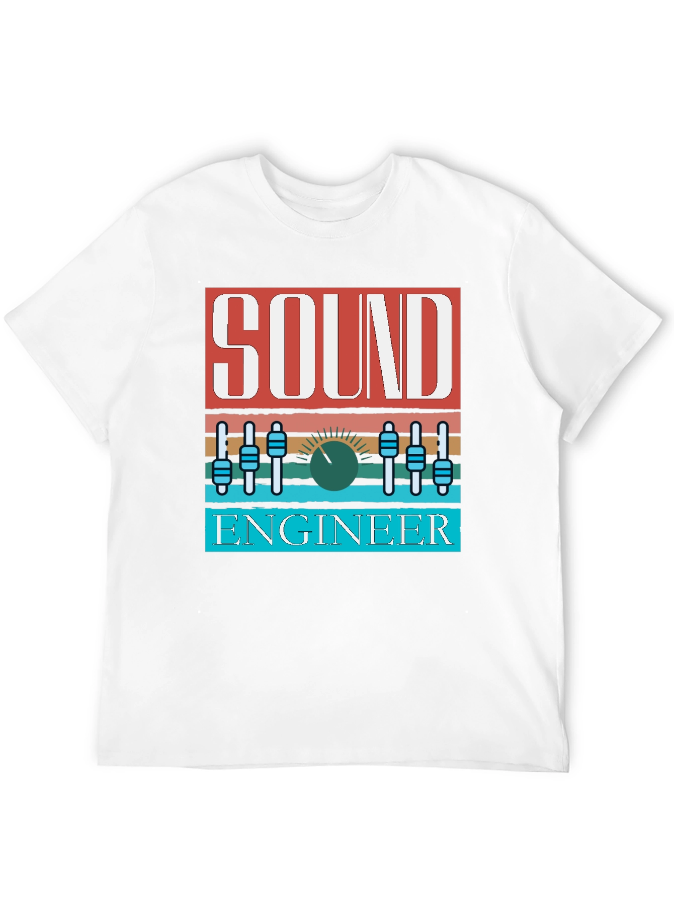 Sound Engineer T-Shirt - Audio Mixing Apparel