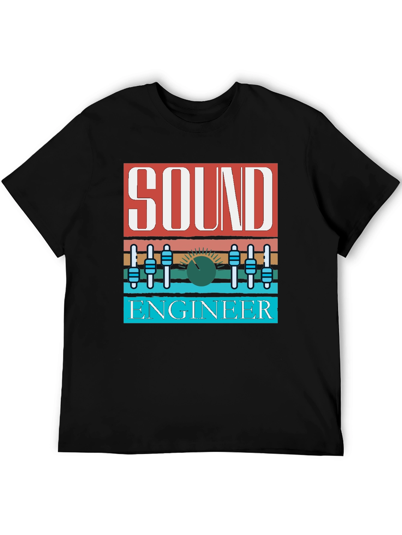 Sound Engineer T-Shirt - Audio Mixing Apparel