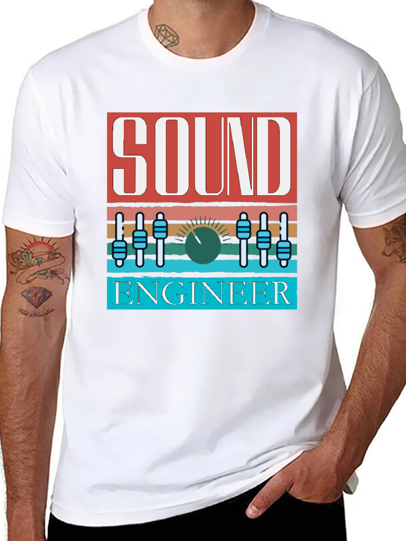 Sound Engineer T-Shirt - Audio Mixing Apparel