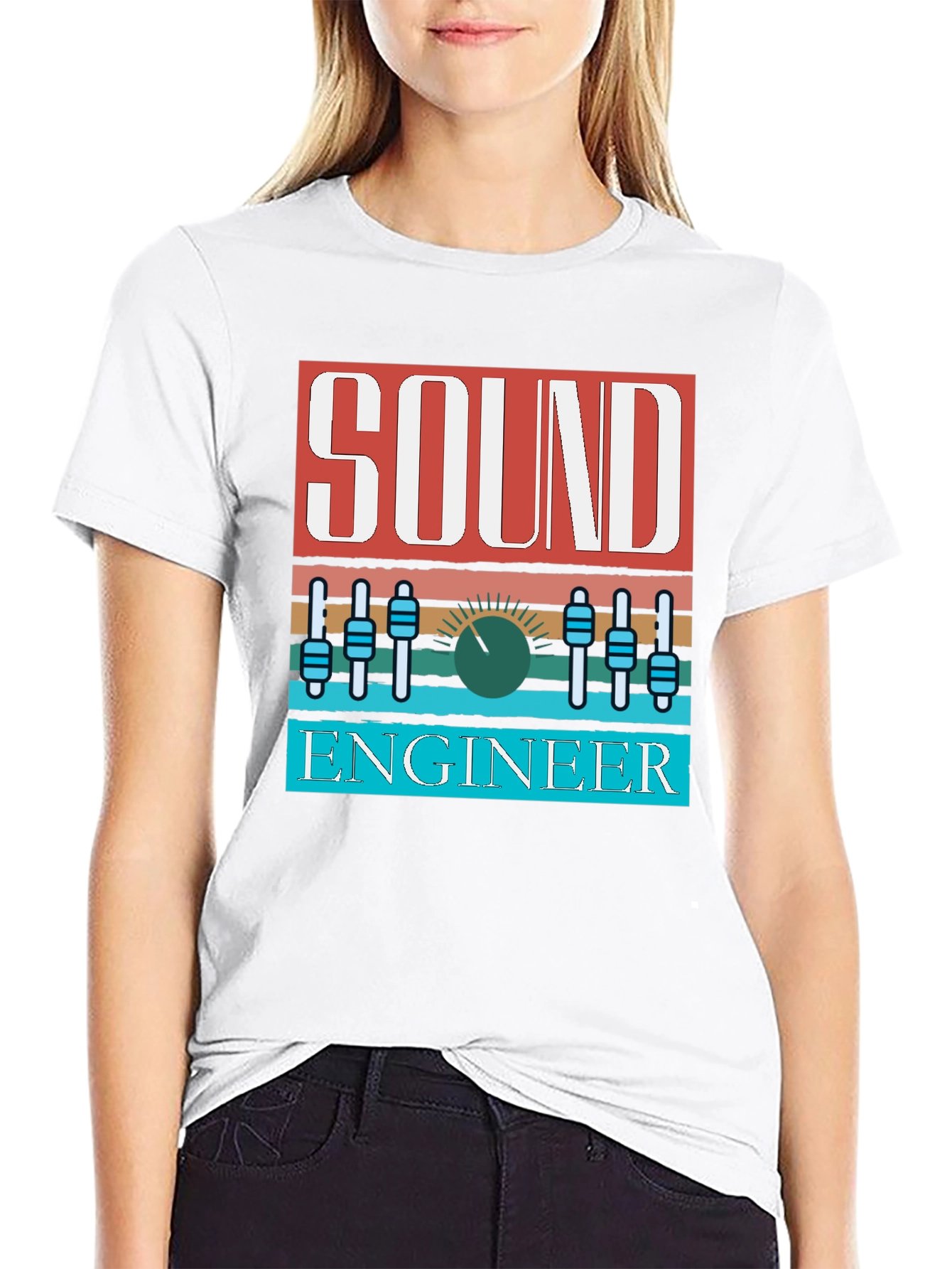 Sound Engineer T-Shirt - Audio Mixing Apparel