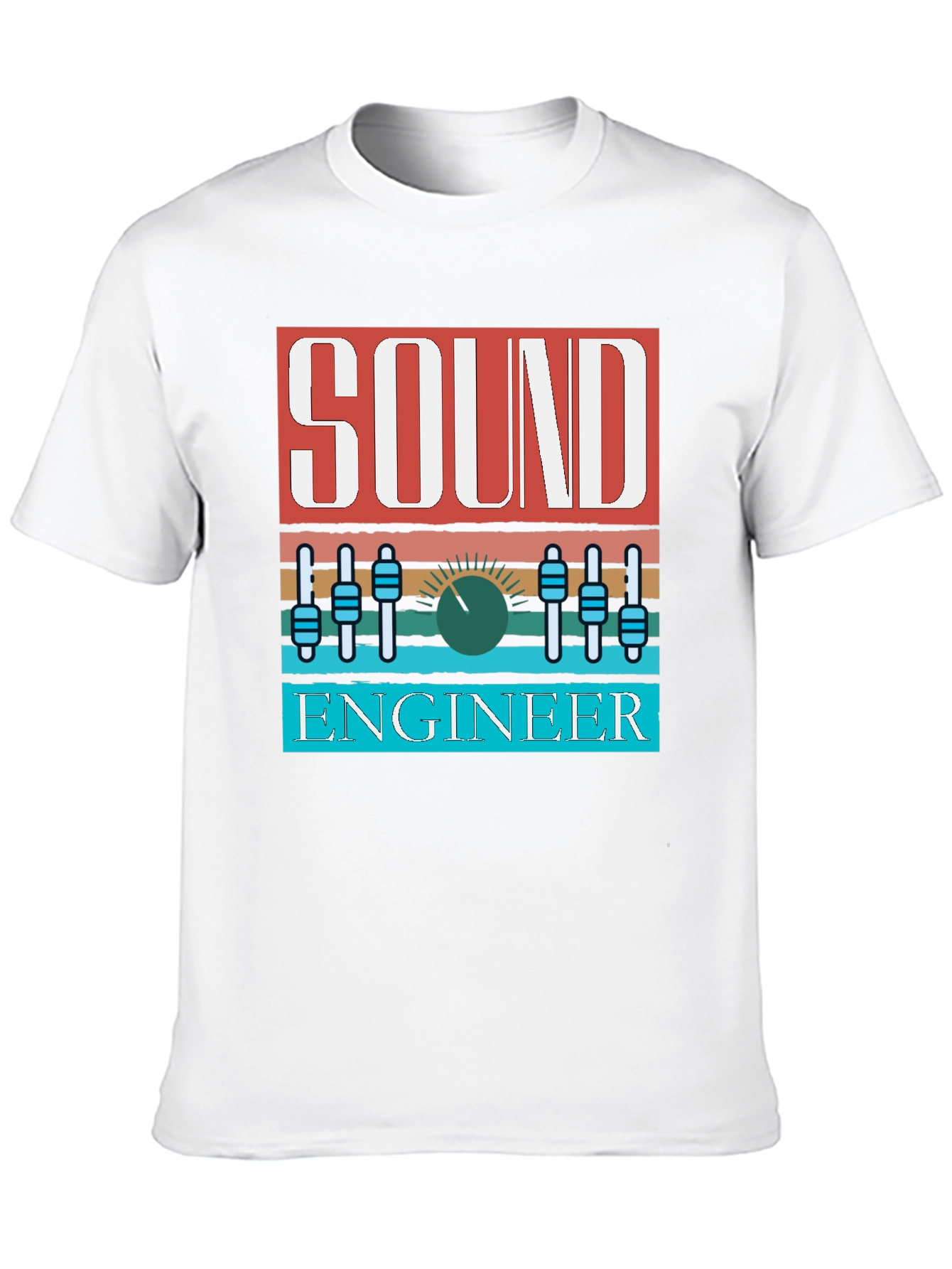 Sound Engineer T-Shirt - Audio Mixing Apparel