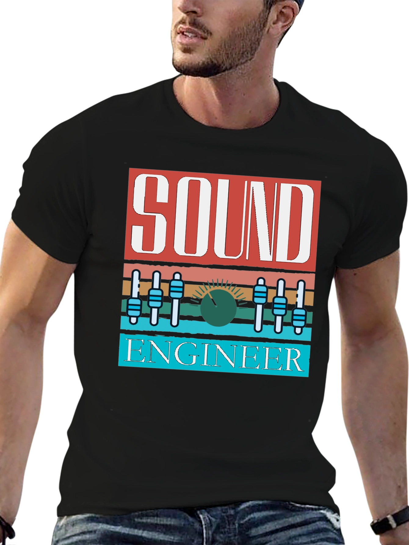 Sound Engineer T-Shirt - Audio Mixing Apparel