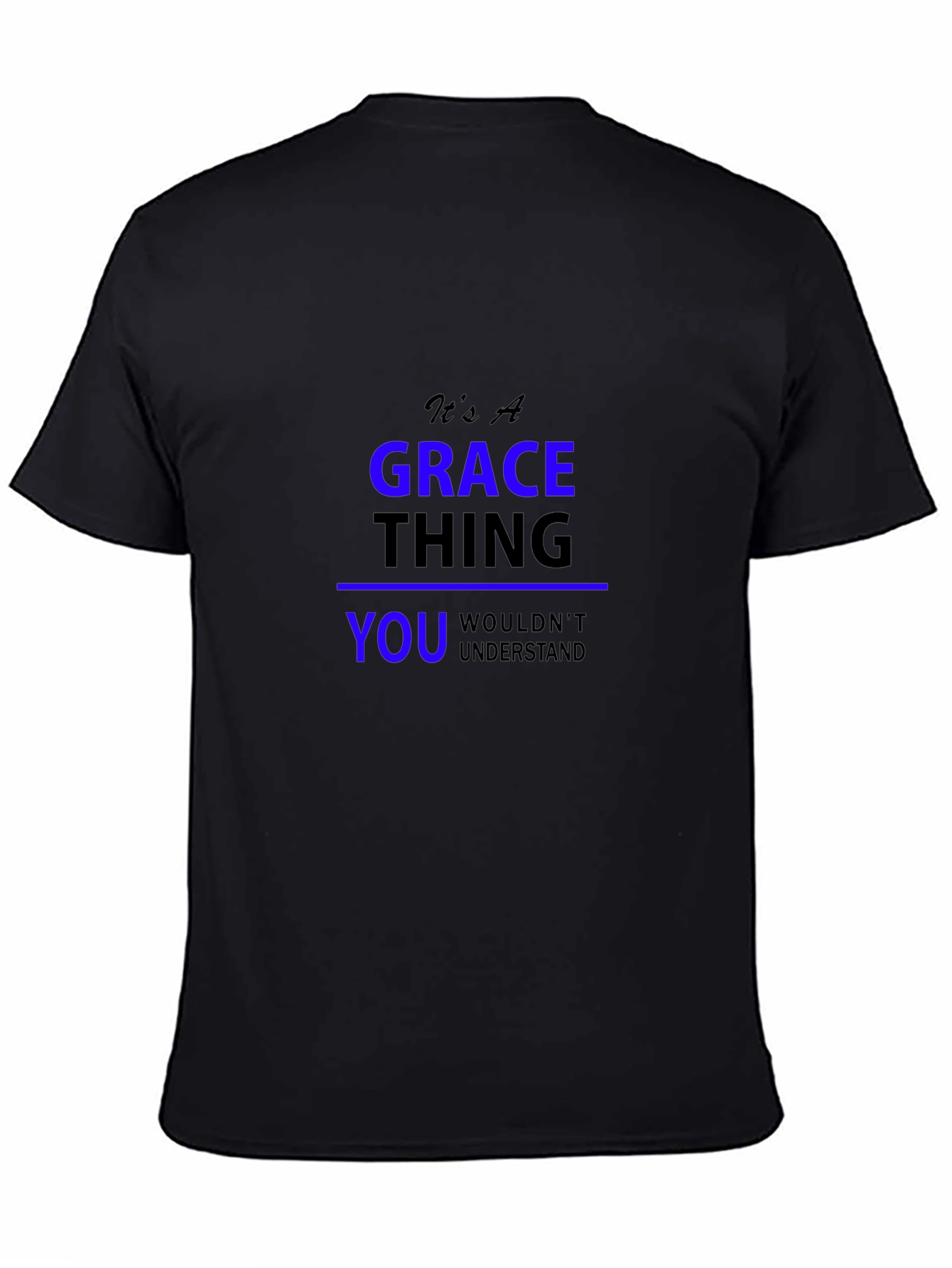 Grace Thing Graphic T-Shirt - Black