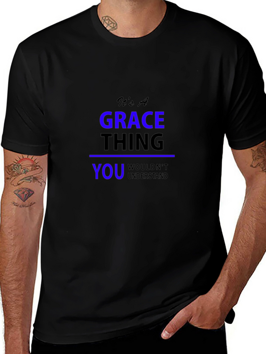 Grace Thing Graphic T-Shirt - Black