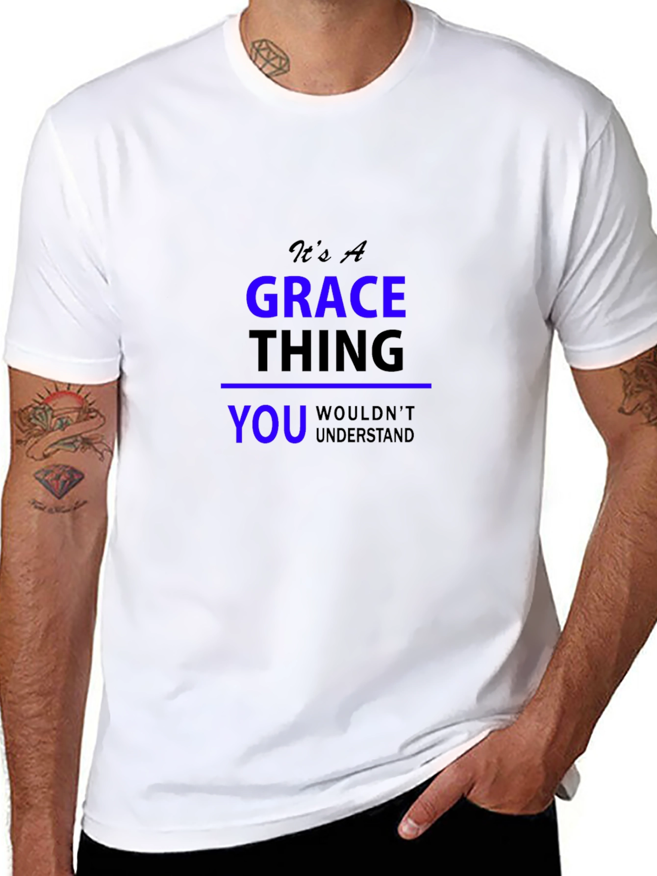 Grace Thing Graphic T-Shirt - Black