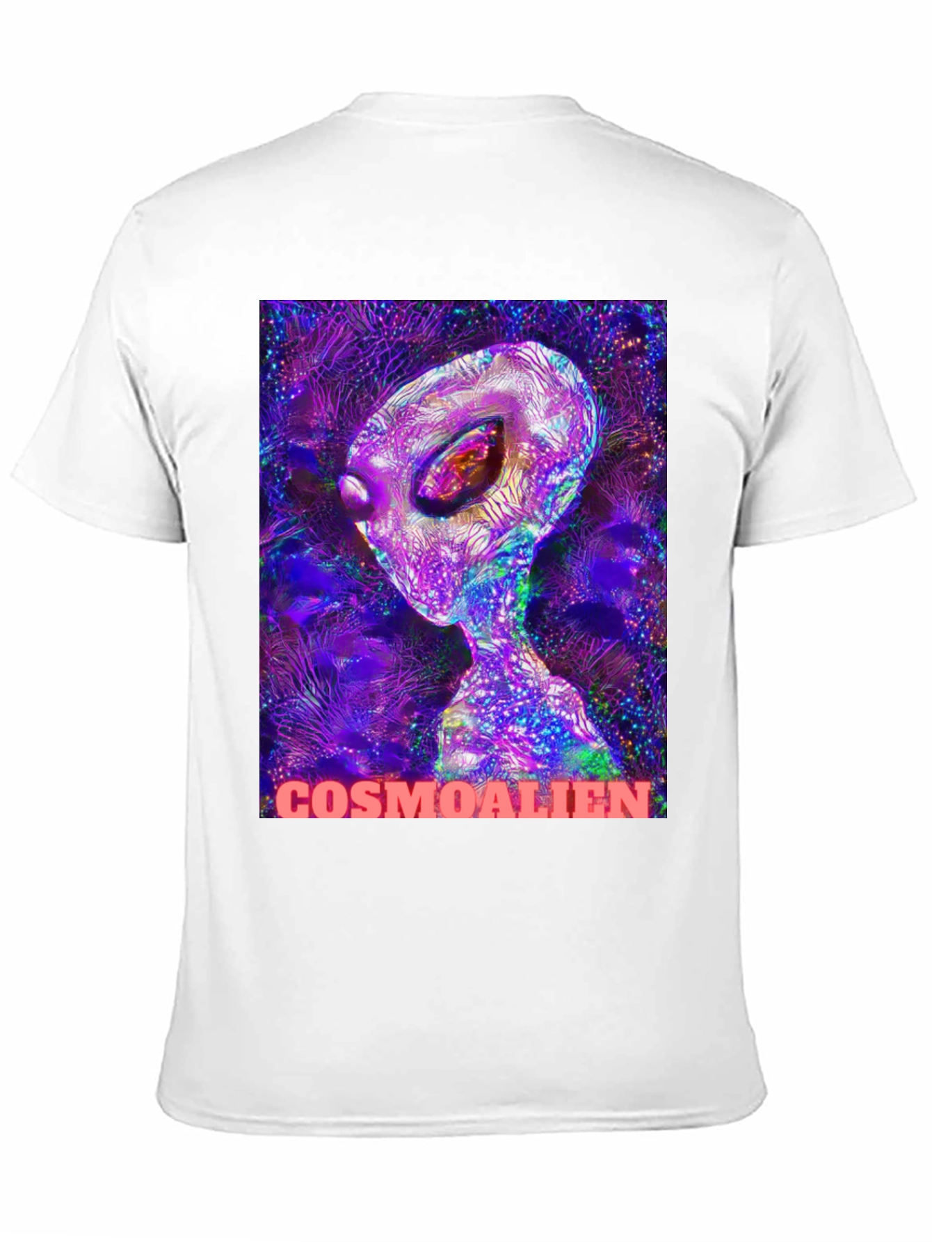 Cosmoalien Graphic T-Shirt - Black Crew Neck Tee