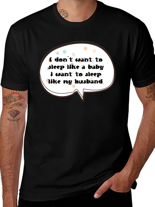 Funny Husband Sleep T-Shirt