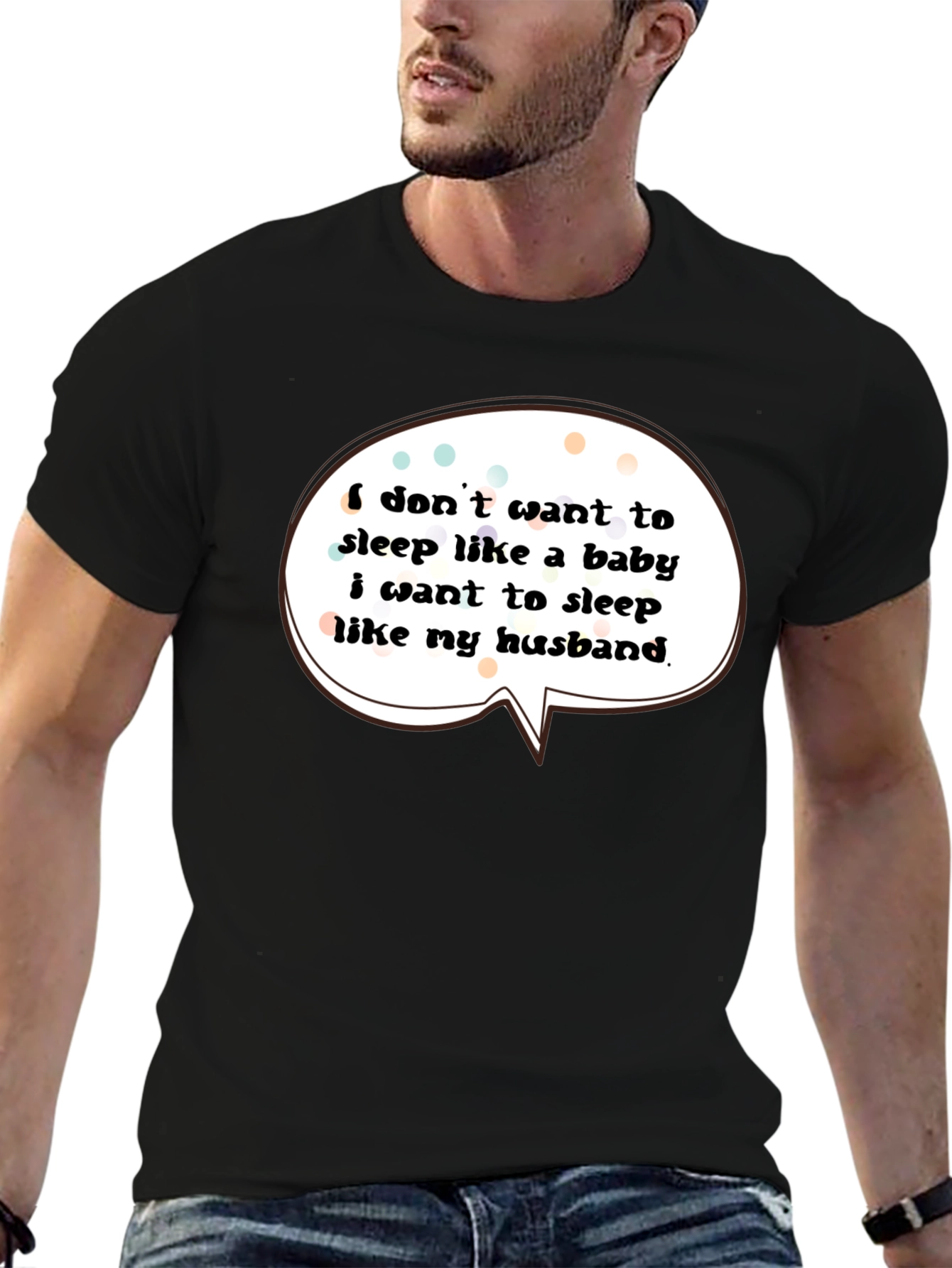 Funny Husband Sleep T-Shirt