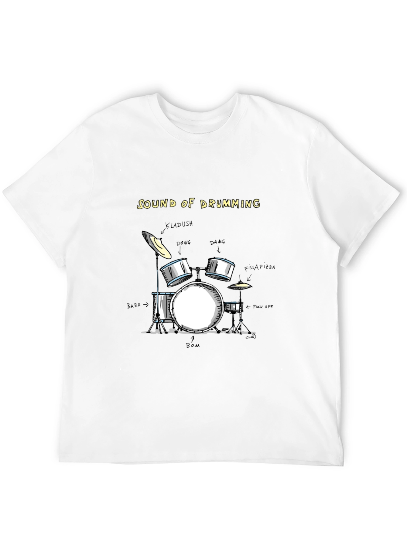 Sound of Drumming Black T-Shirt