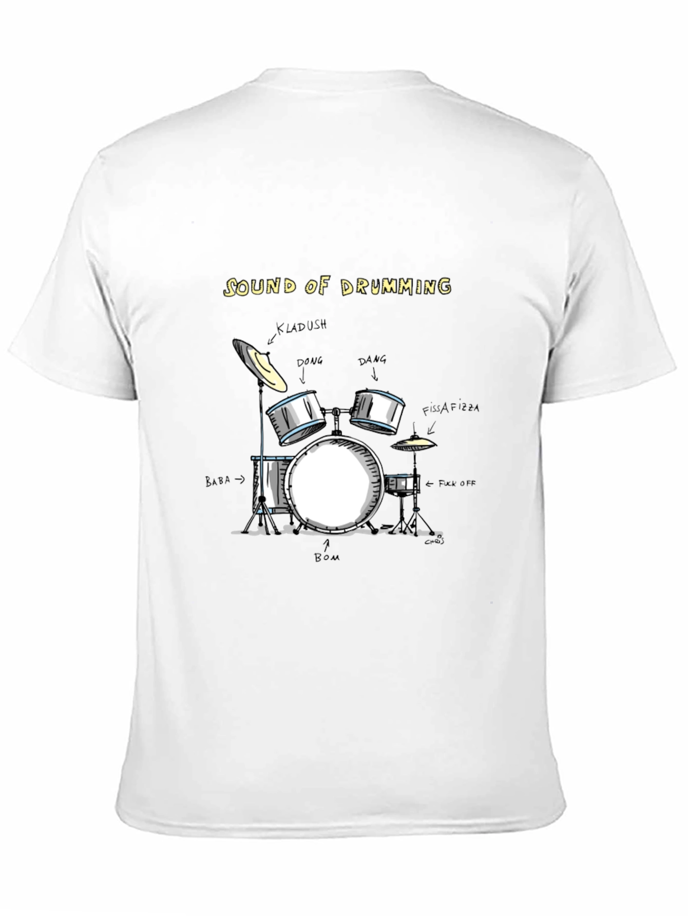 Sound of Drumming Black T-Shirt