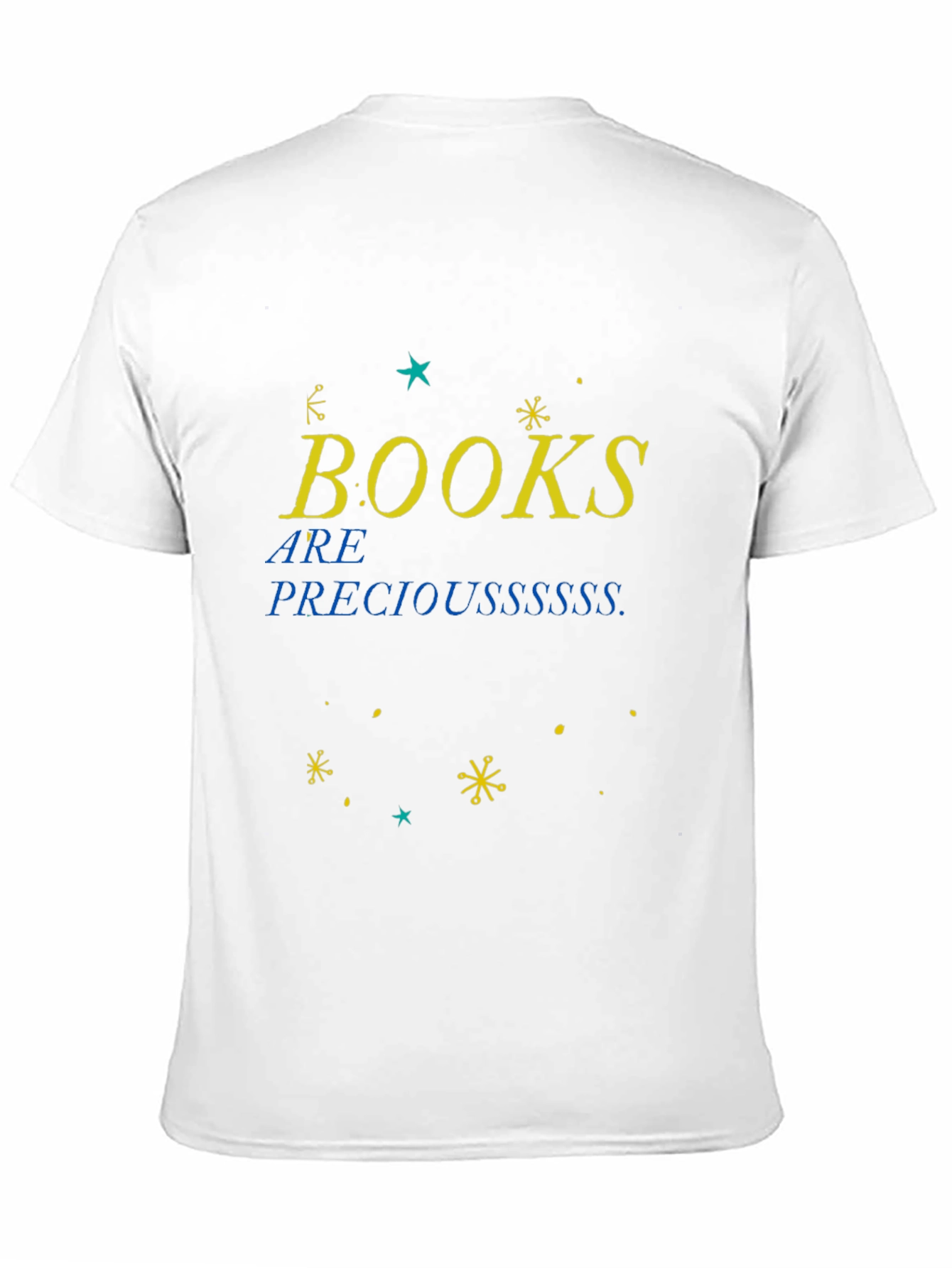 Books Are Precious Black T-Shirt
