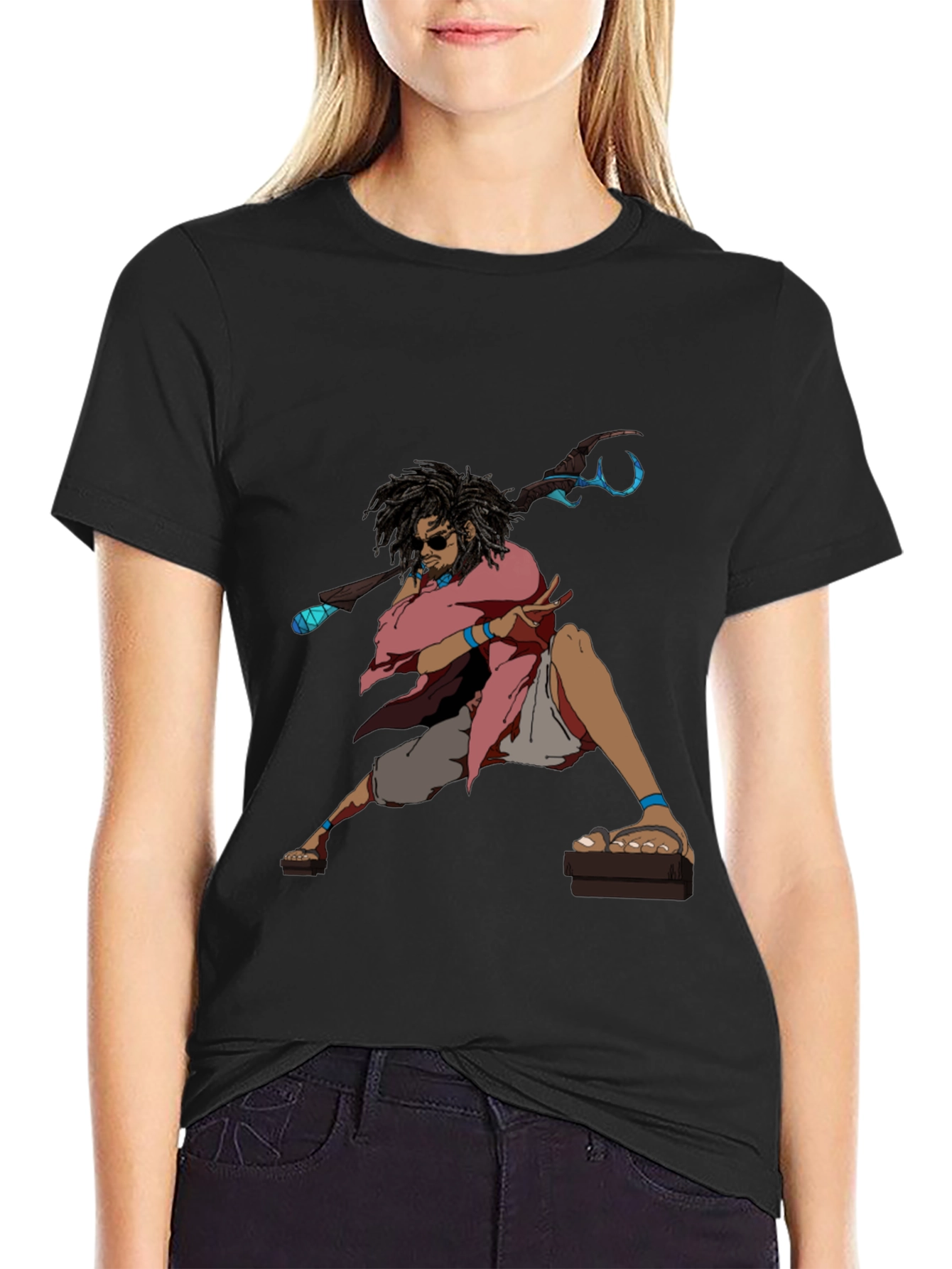 Anime Wizard Graphic T-Shirt