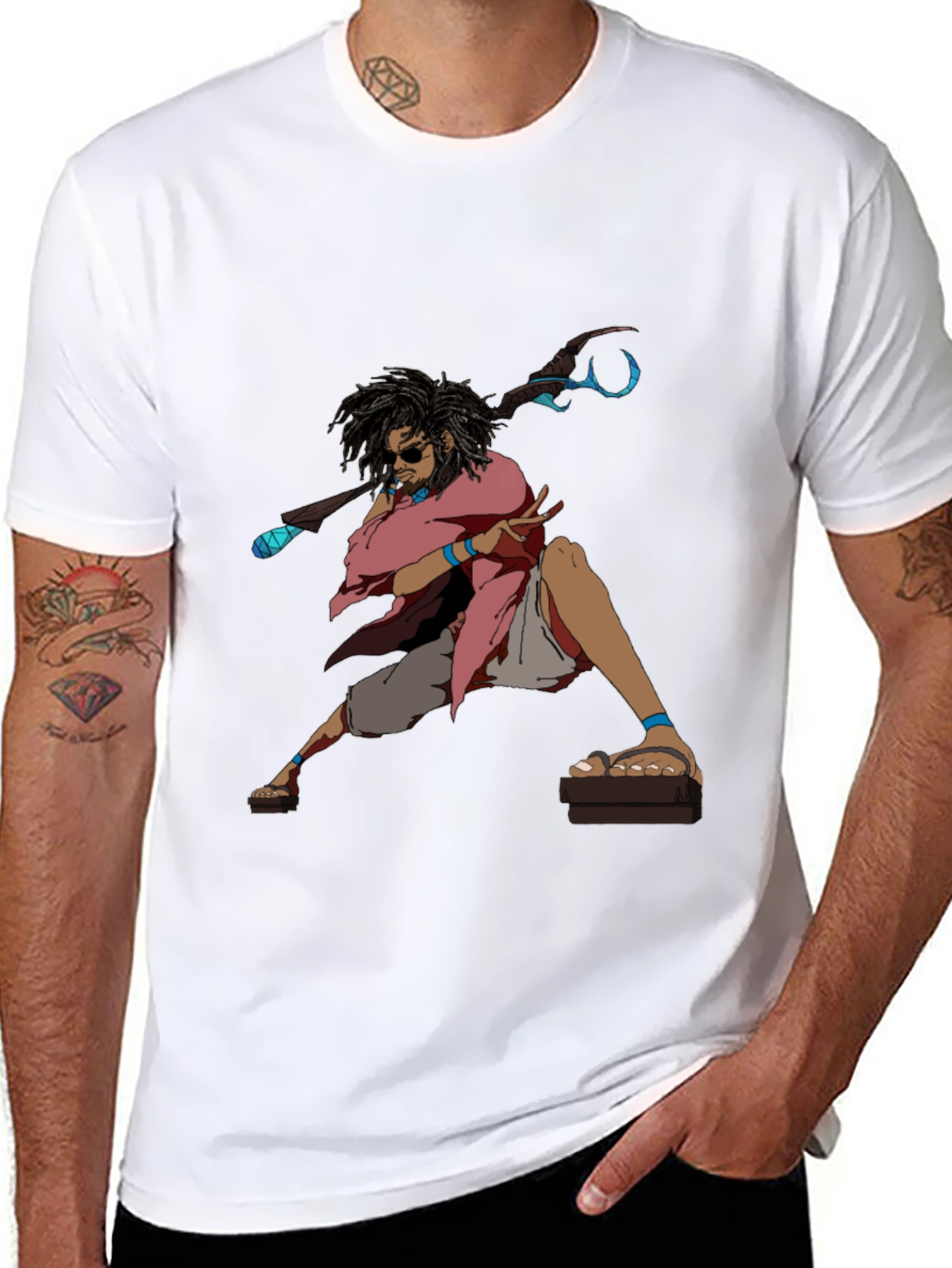 Anime Wizard Graphic T-Shirt