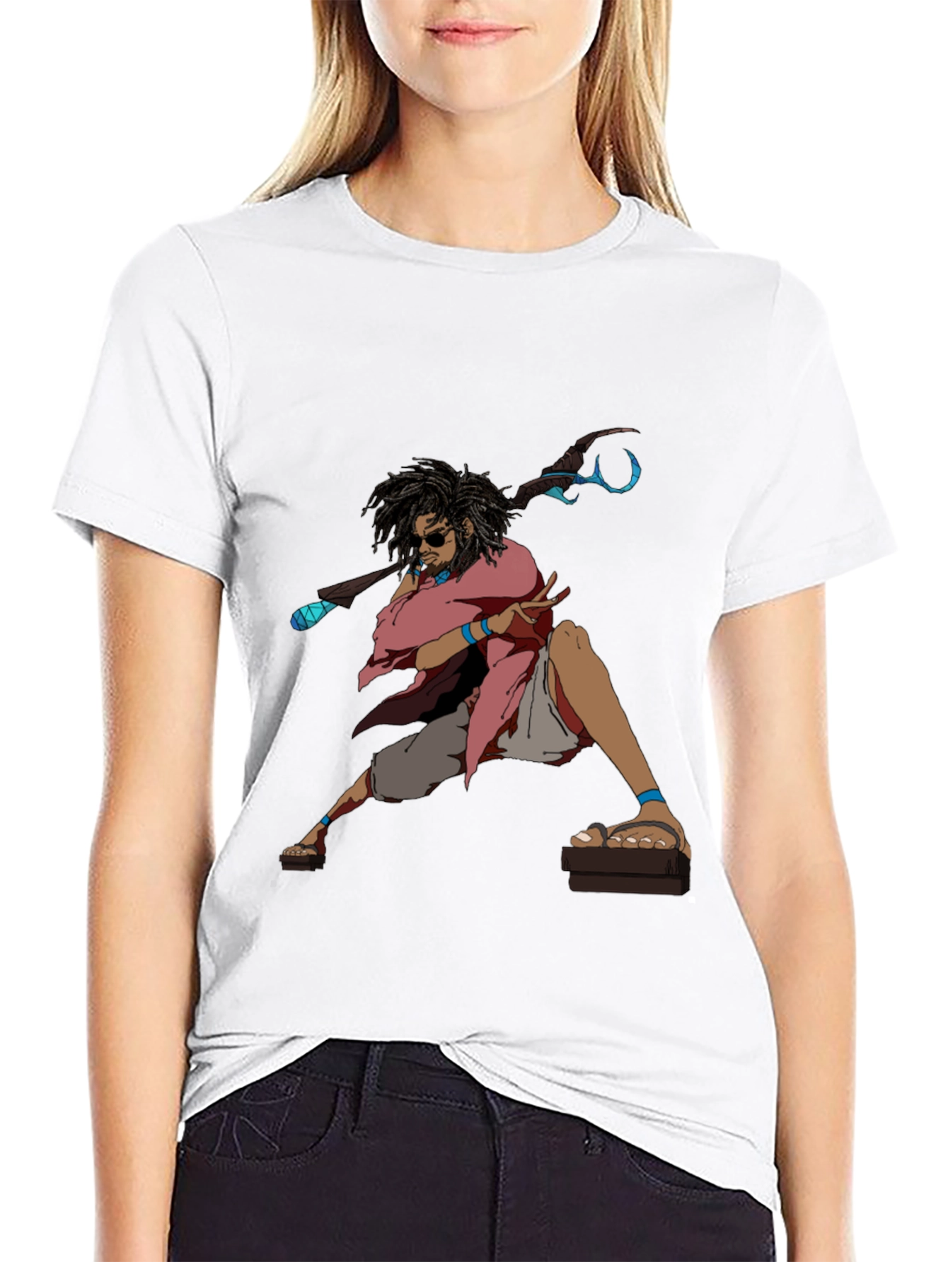 Anime Wizard Graphic T-Shirt