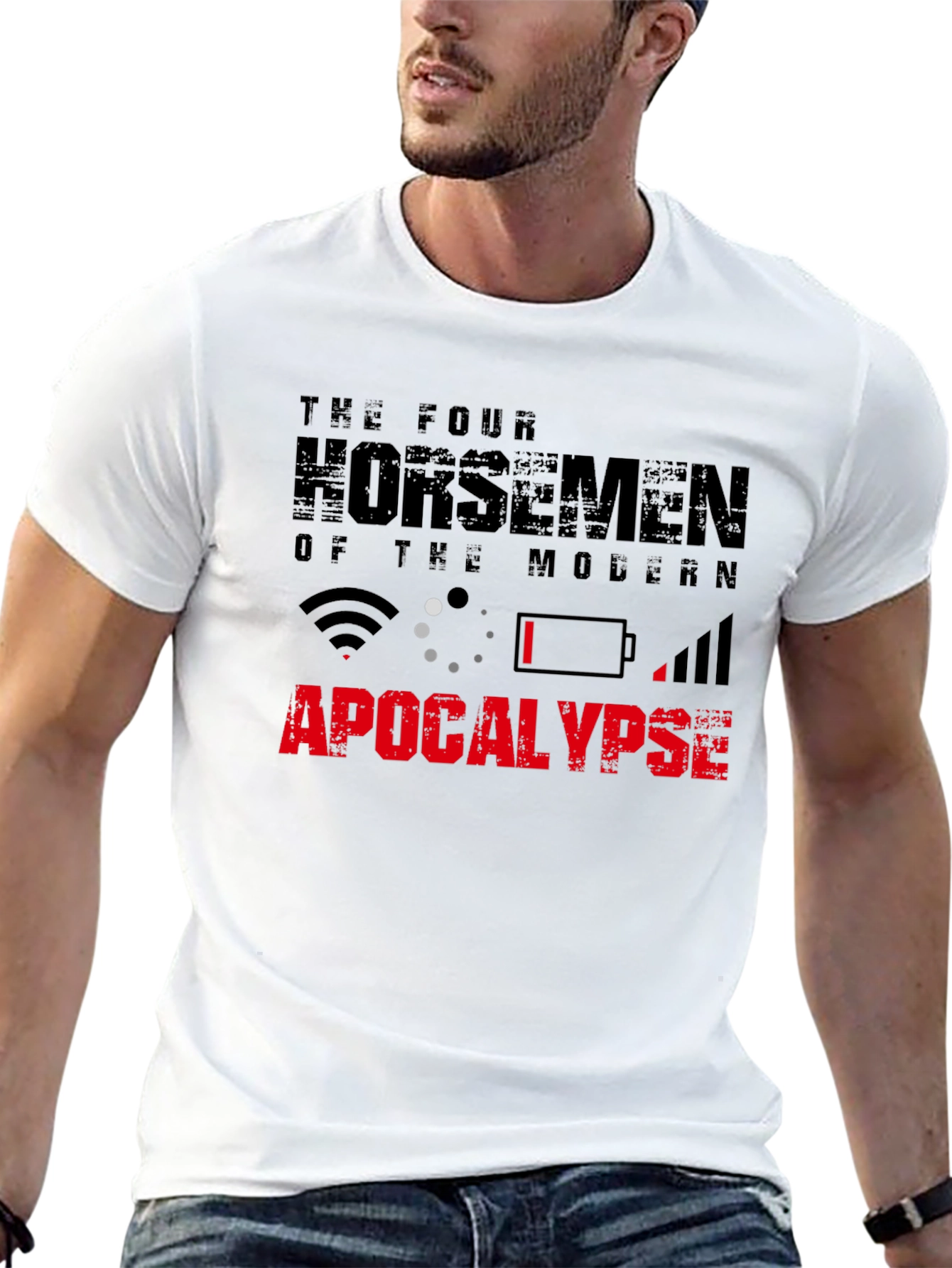 Modern Apocalypse Graphic Tee - Black Short Sleeve