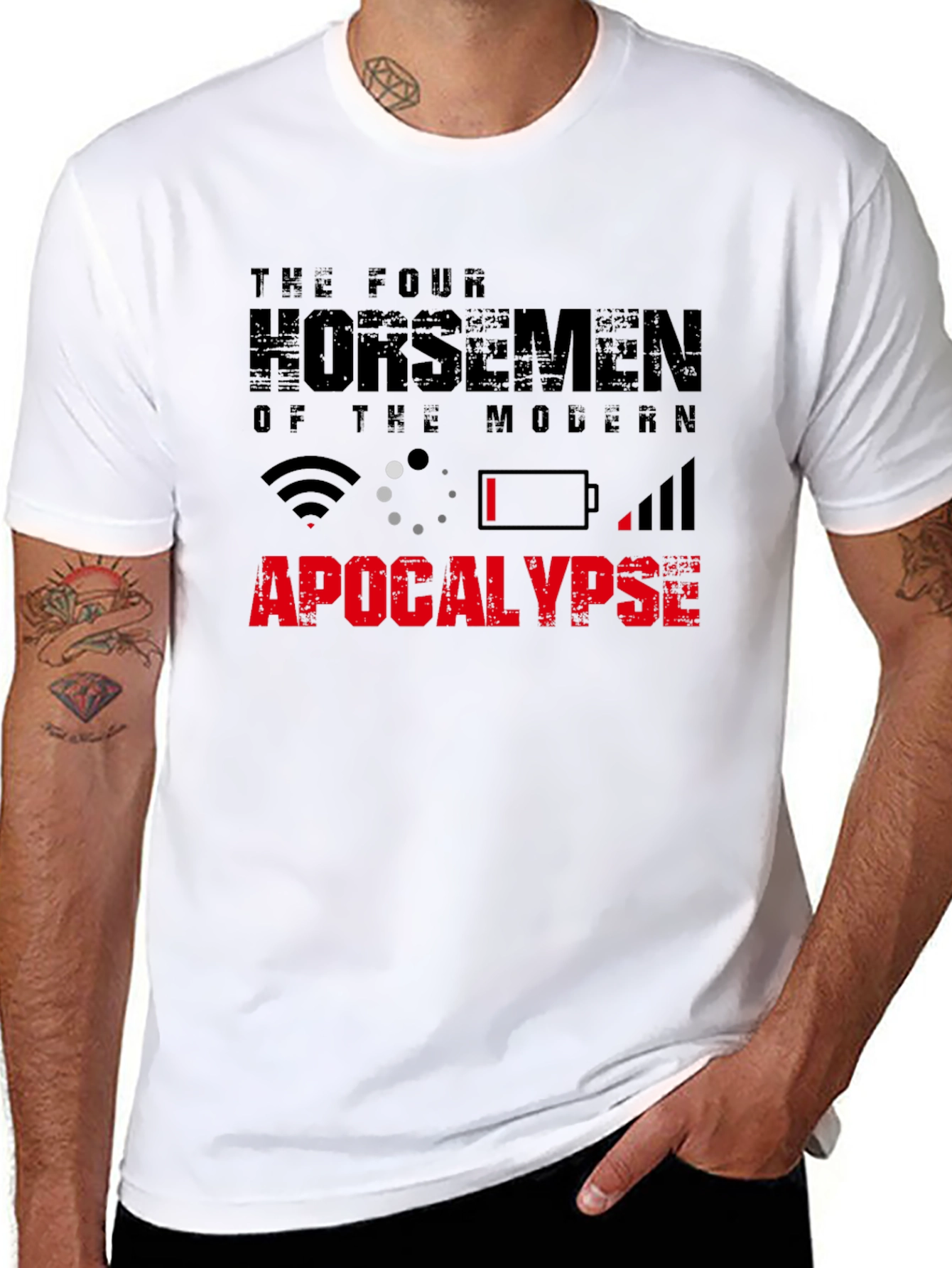 Modern Apocalypse Graphic Tee - Black Short Sleeve
