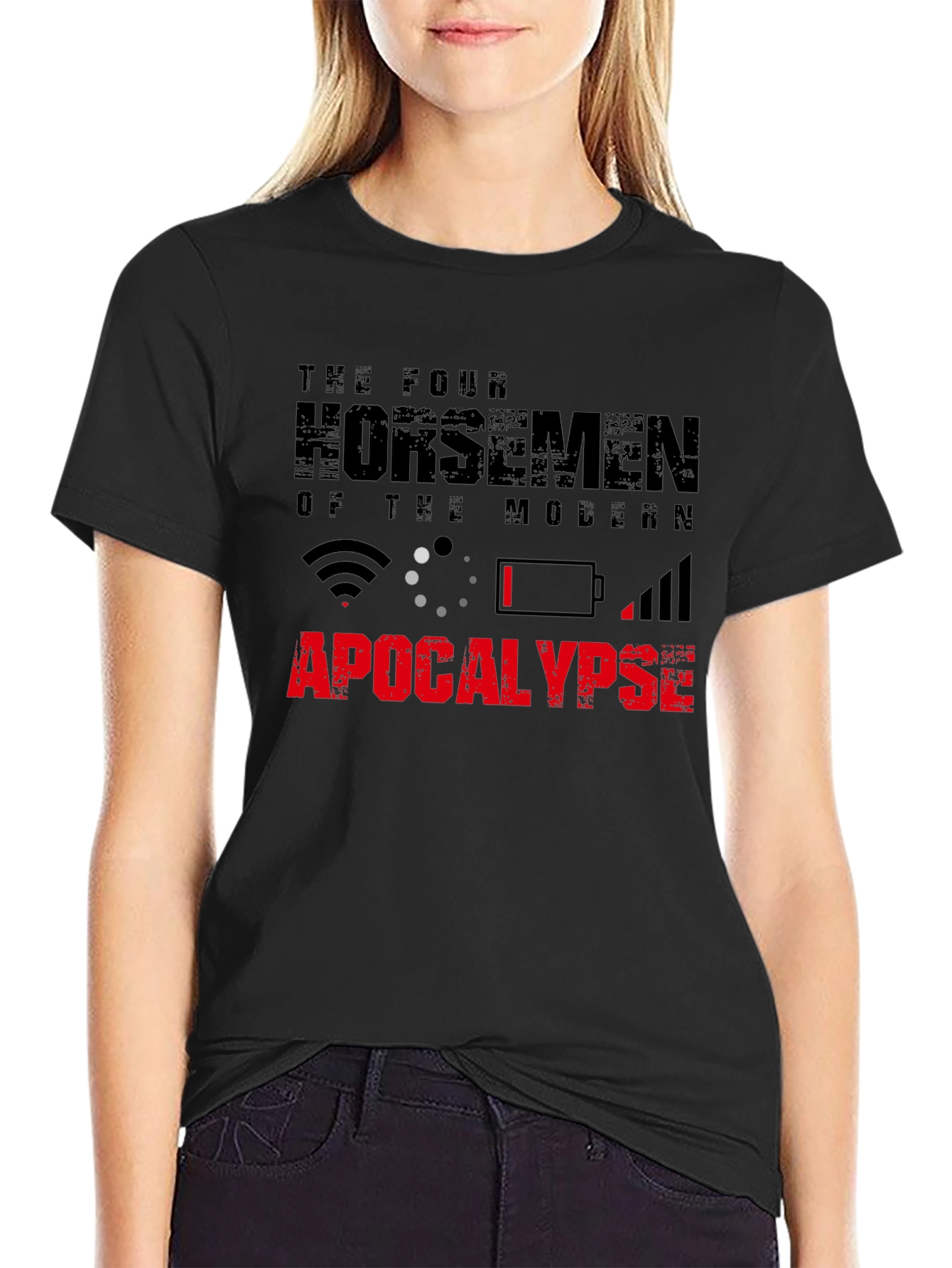 Modern Apocalypse Graphic Tee - Black Short Sleeve