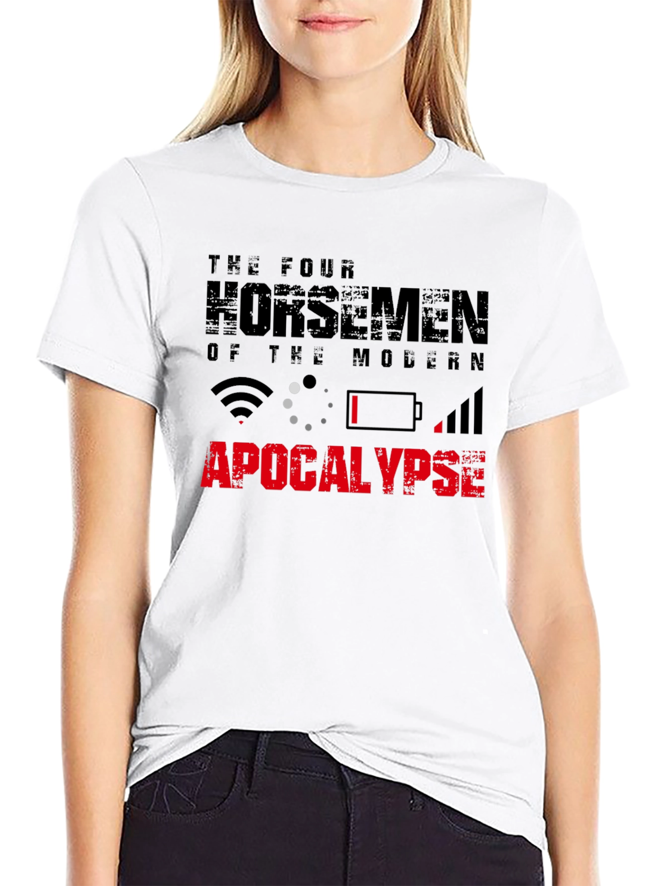 Modern Apocalypse Graphic Tee - Black Short Sleeve