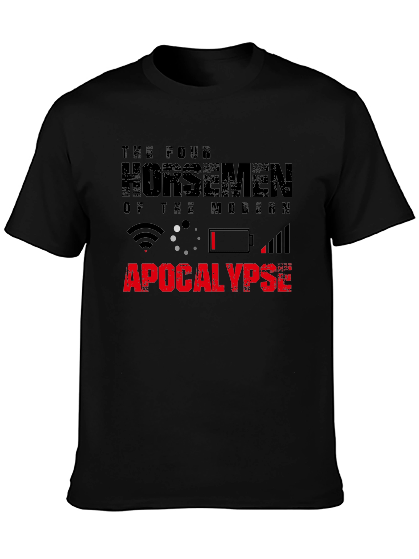 Modern Apocalypse Graphic Tee - Black Short Sleeve