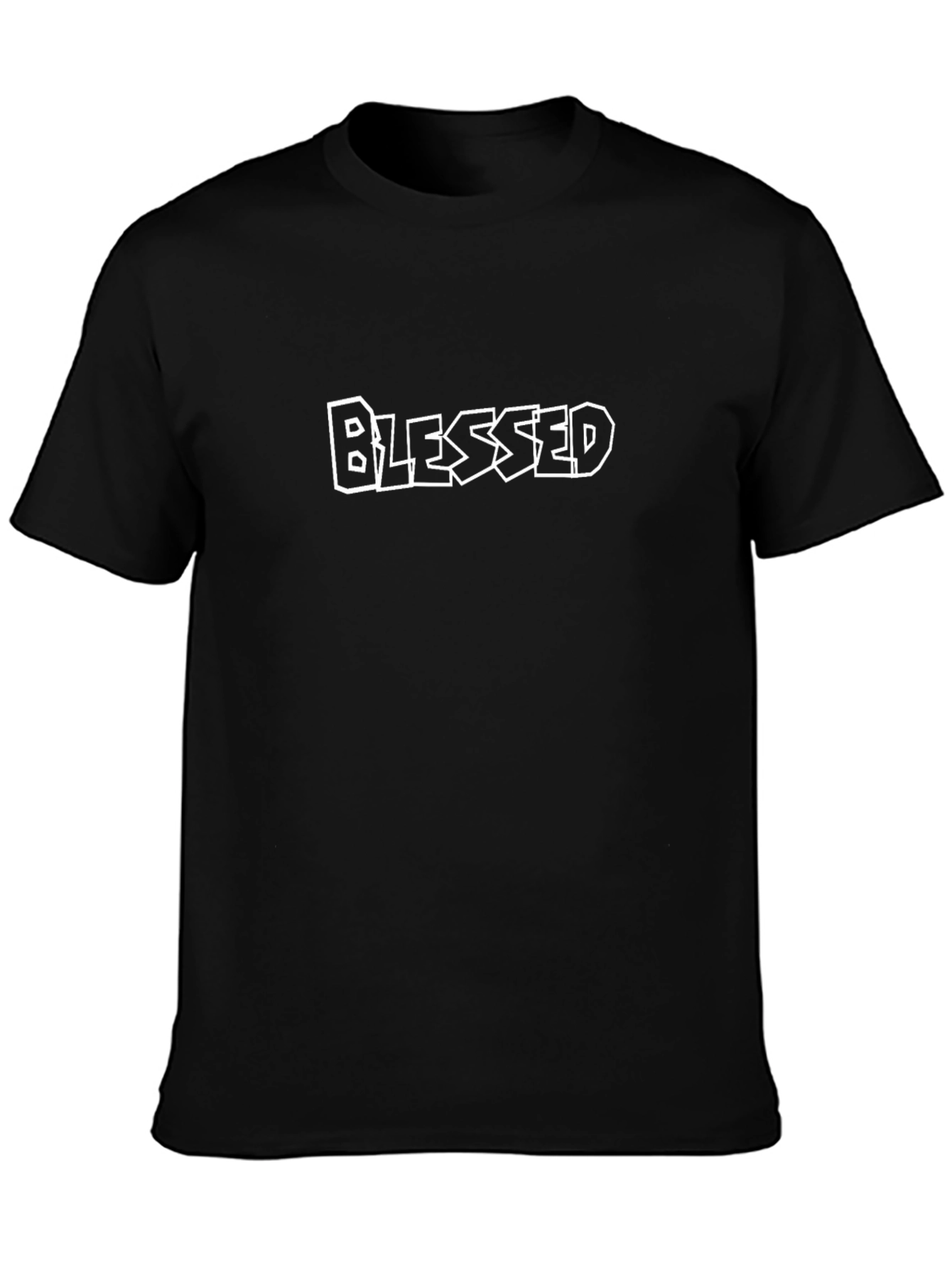 Blessed Graphic Black T-Shirt