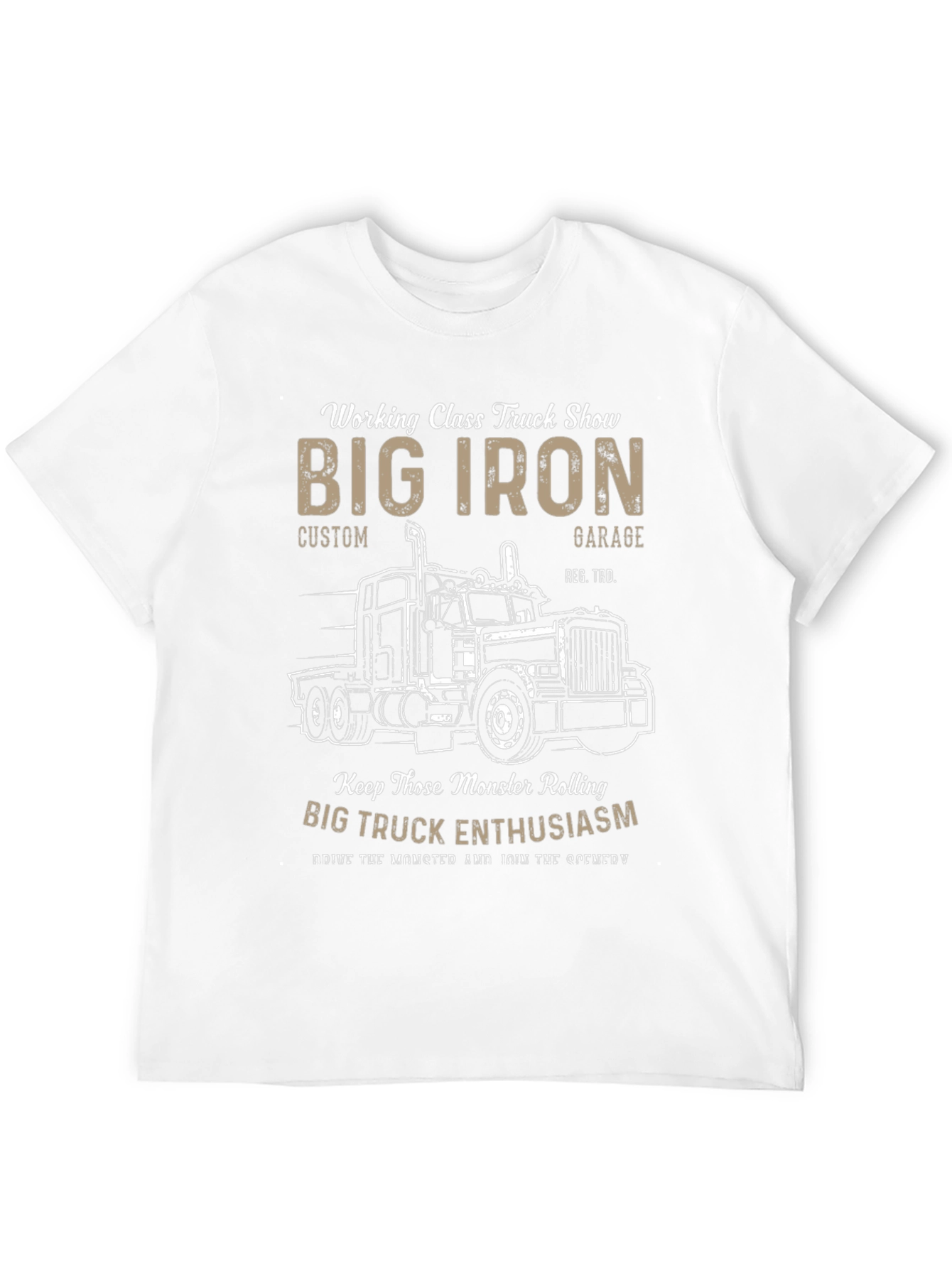 Big Iron Truck Enthusiast Graphic Tee