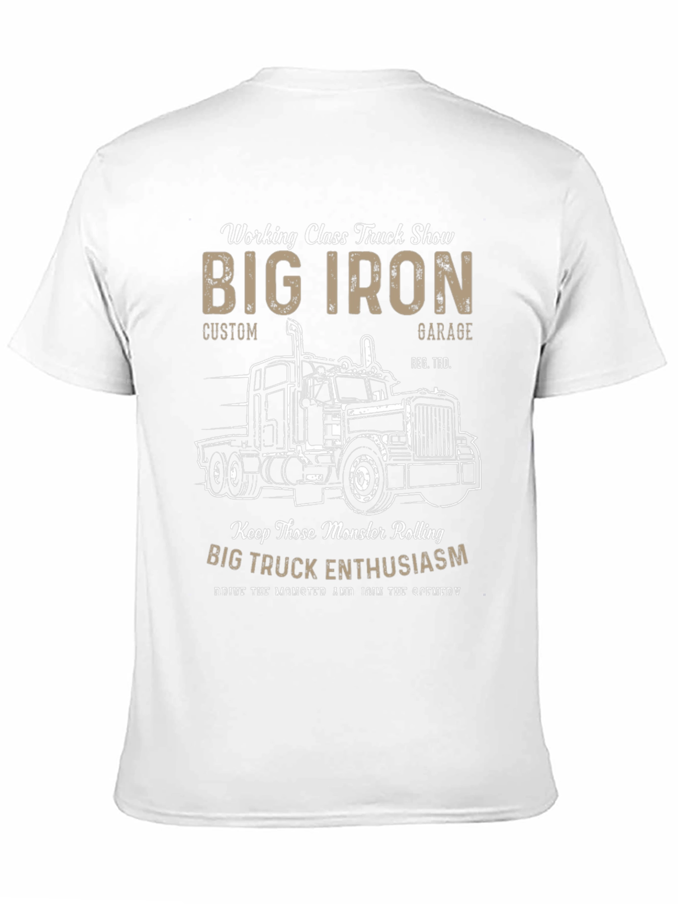 Big Iron Truck Enthusiast Graphic Tee