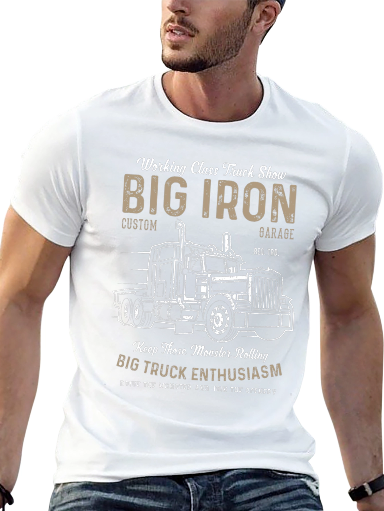 Big Iron Truck Enthusiast Graphic Tee