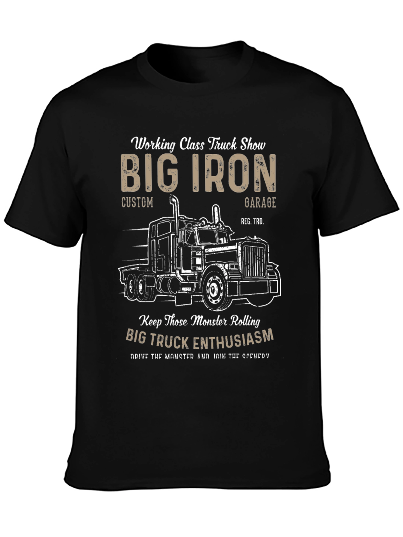Big Iron Truck Enthusiast Graphic Tee