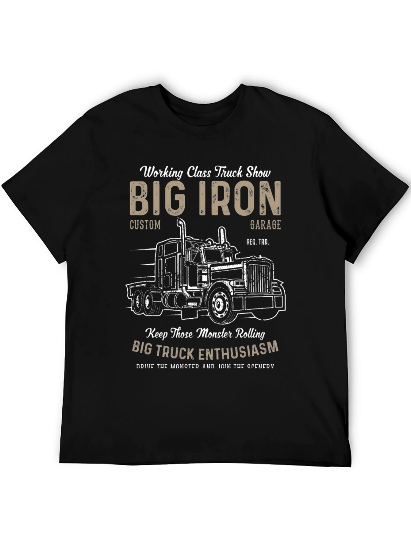 Big Iron Truck Enthusiast Graphic Tee