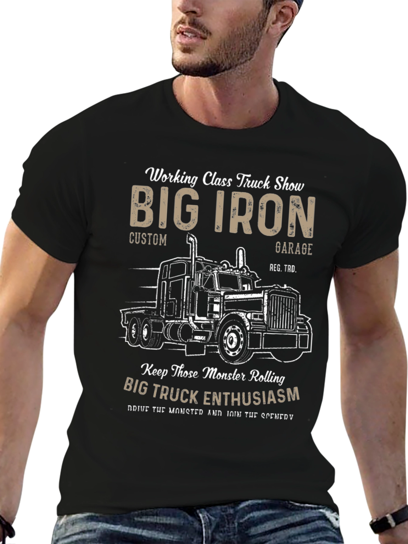 Big Iron Truck Enthusiast Graphic Tee