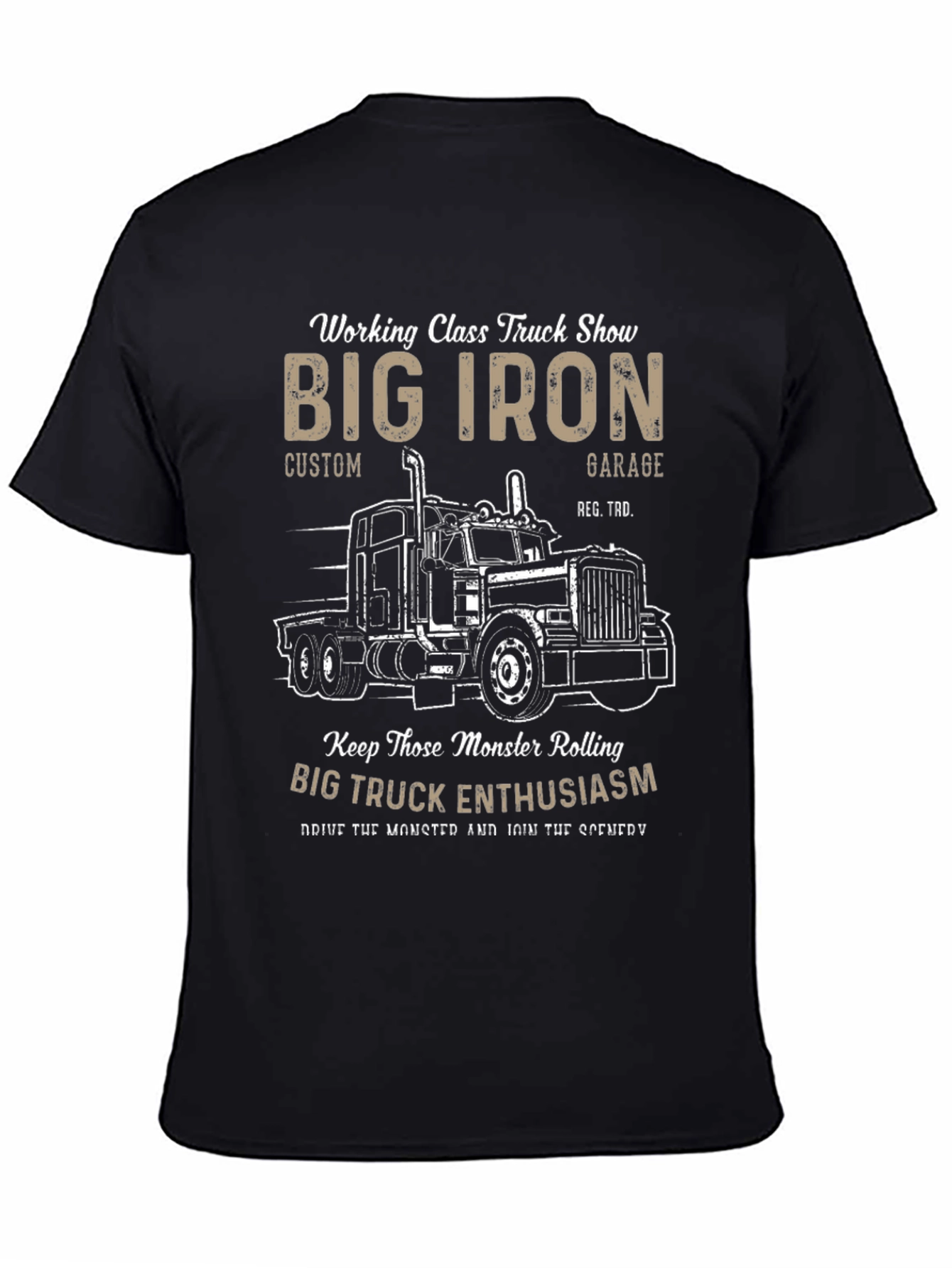 Big Iron Truck Enthusiast Graphic Tee