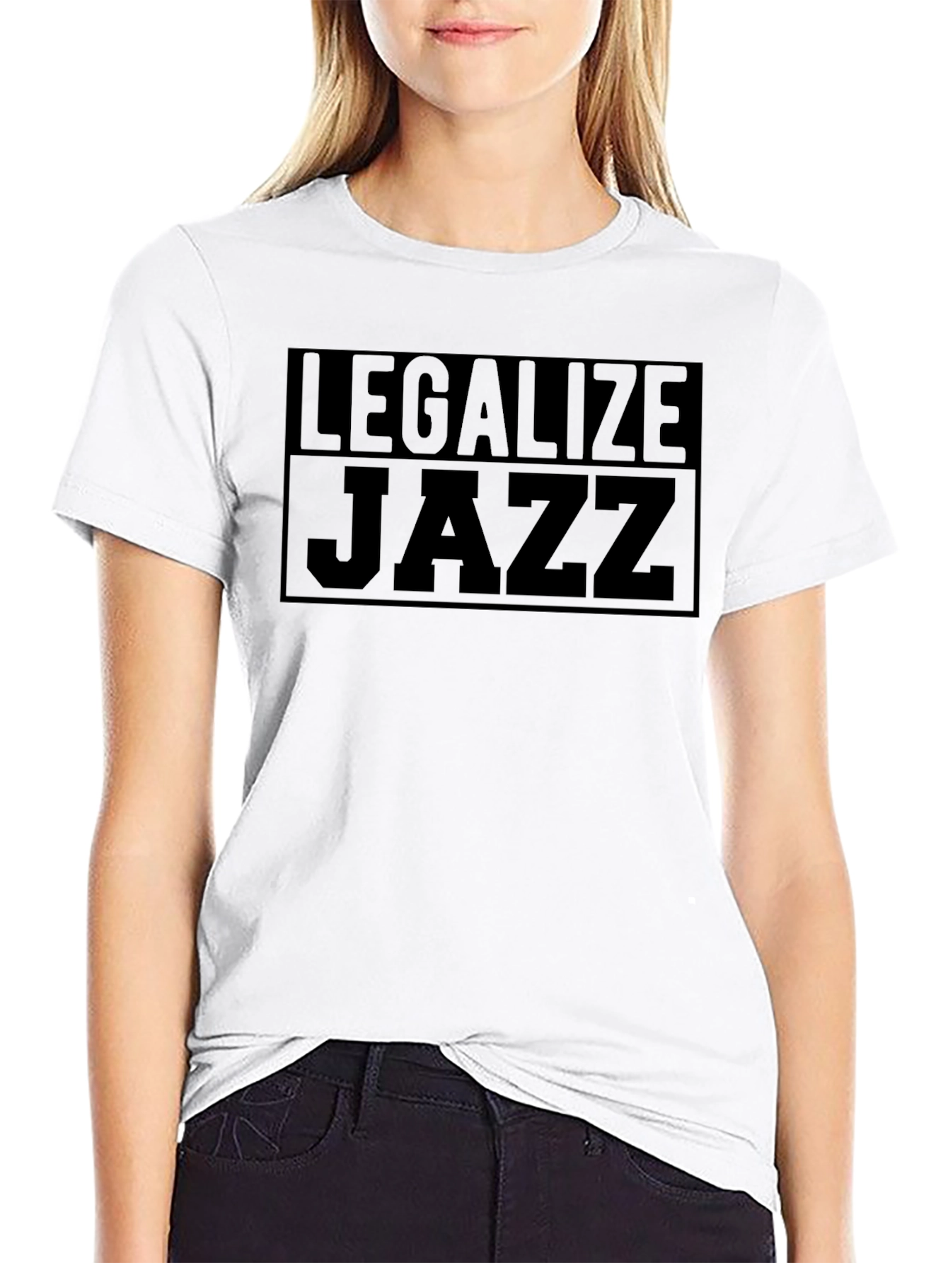 Legalize Jazz Black T-Shirt - Music Lover Tee