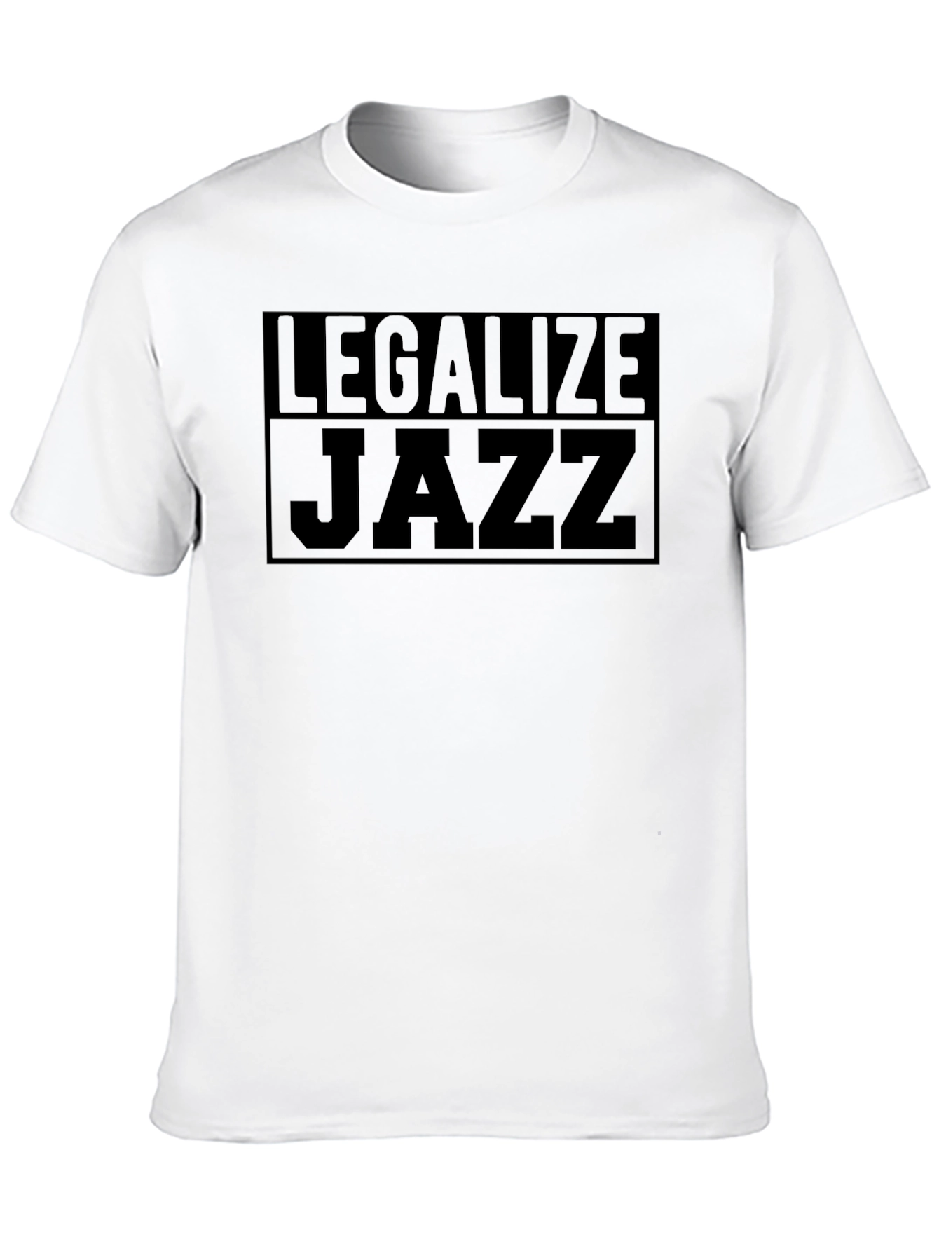 Legalize Jazz Black T-Shirt - Music Lover Tee