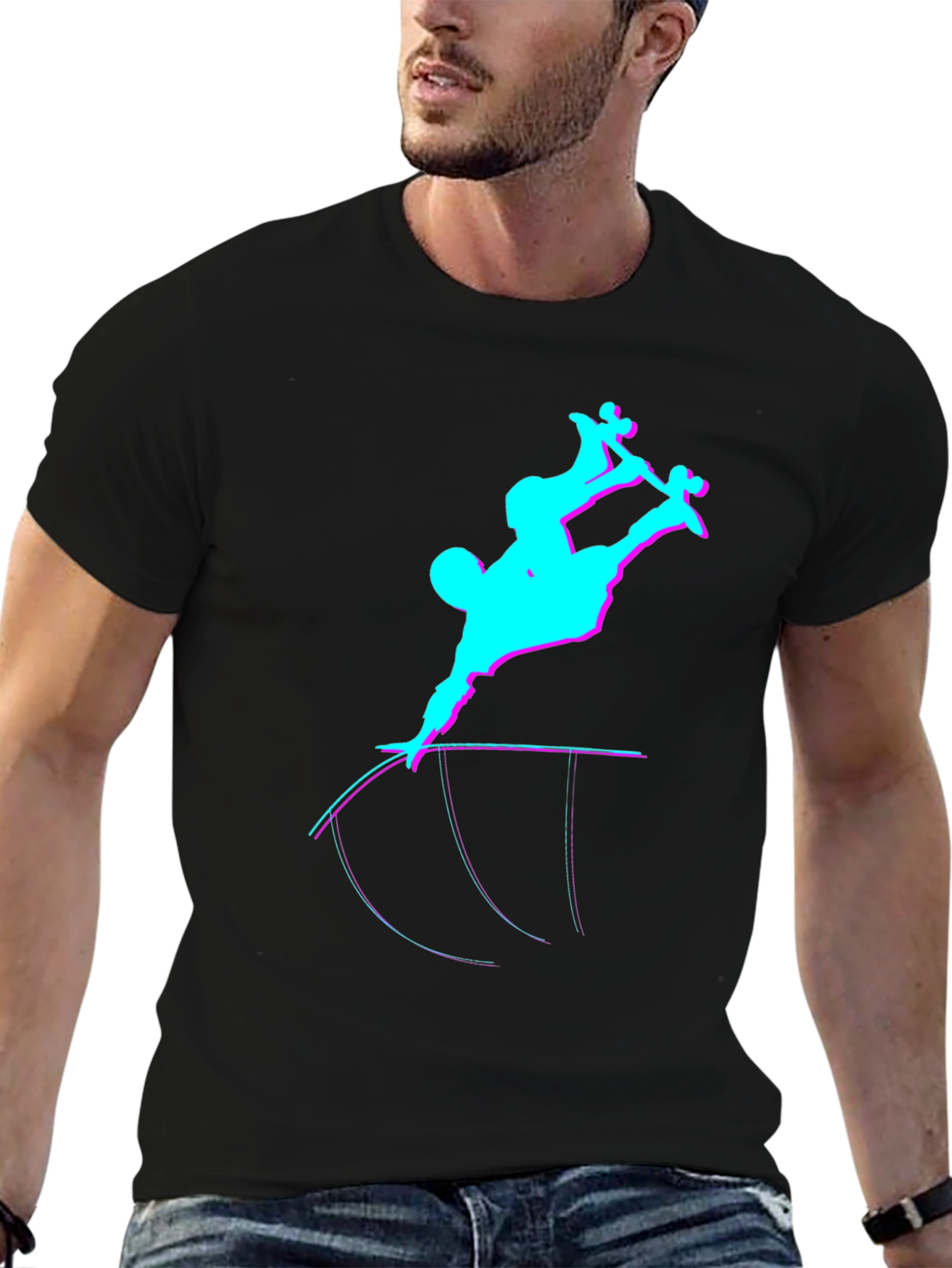 Skateboarder Graphic Tee - Cool Skate Design