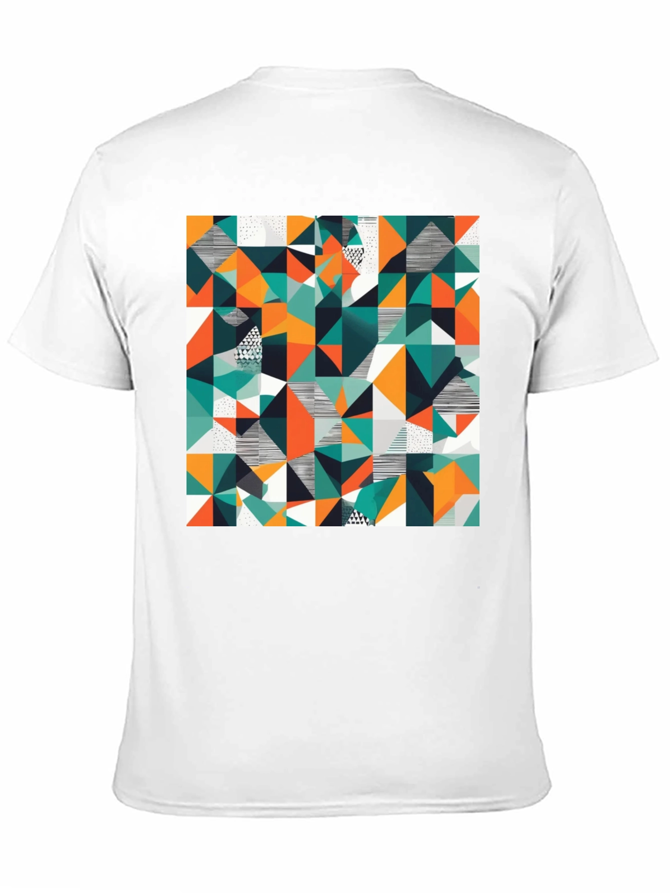 Geometric Pattern T-Shirt - Abstract Design Tee