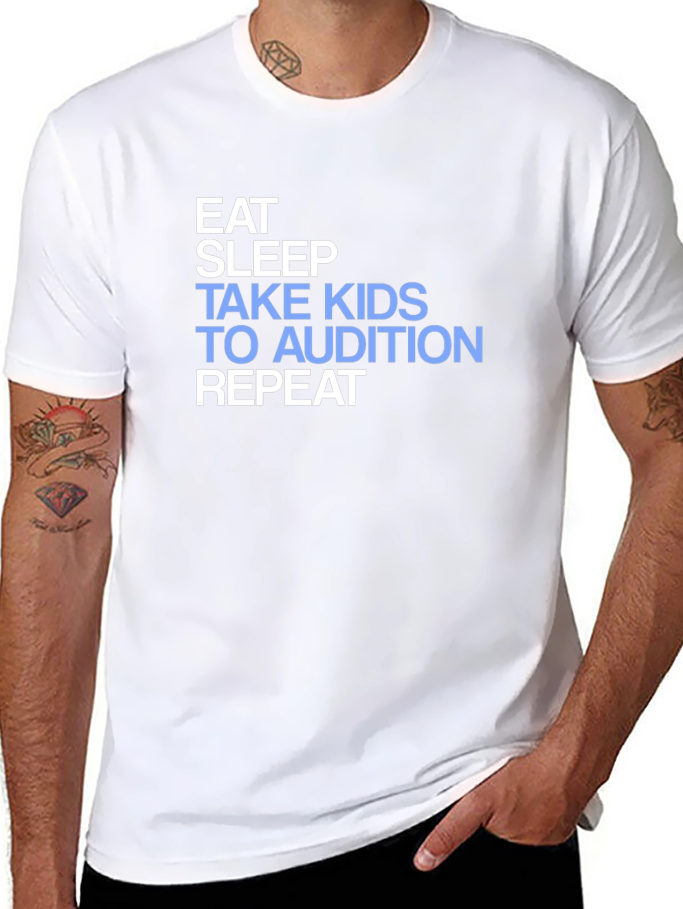 Eat Sleep Take Kids to Audition Repeat T-Shirt