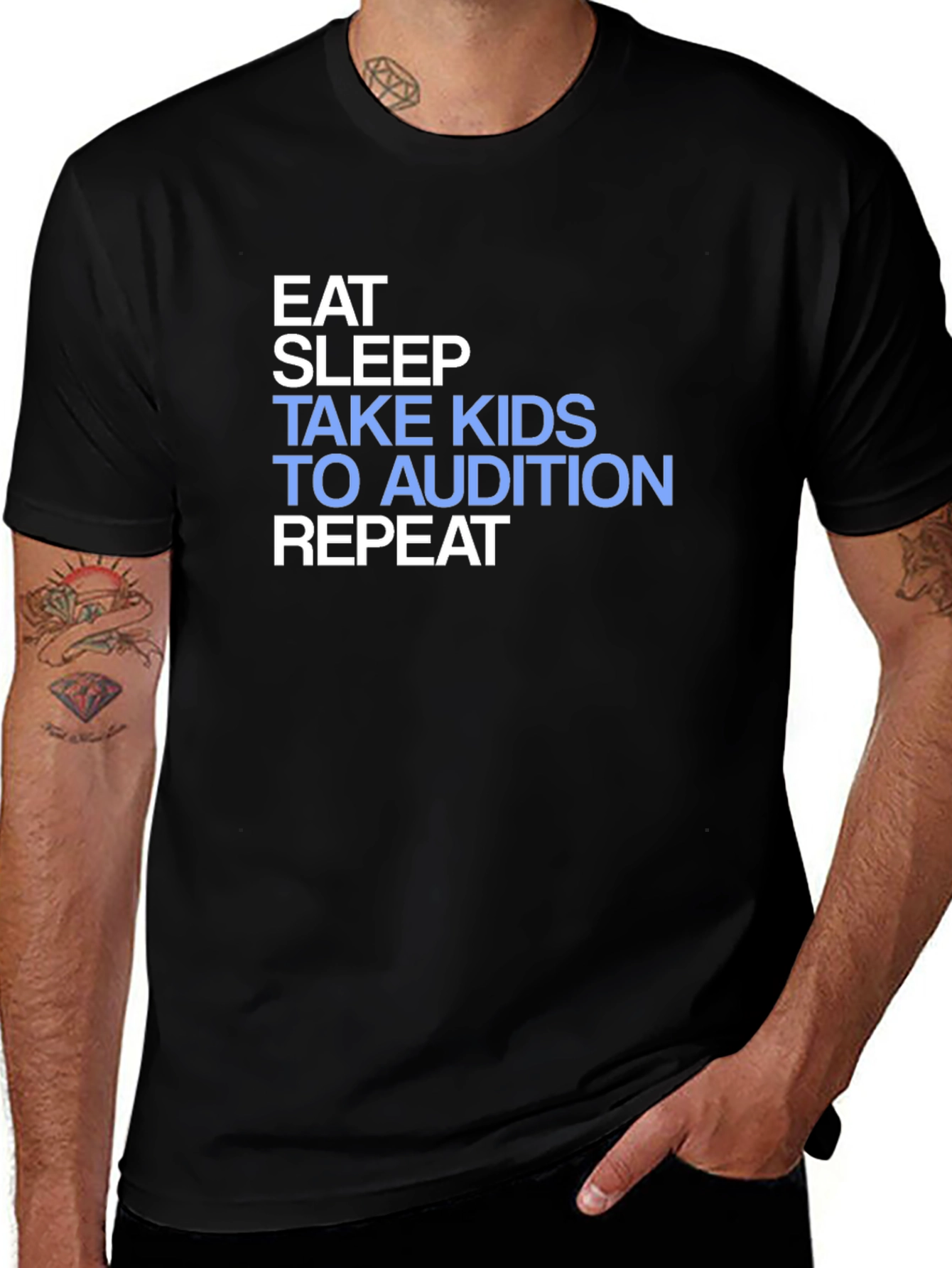 Eat Sleep Take Kids to Audition Repeat T-Shirt