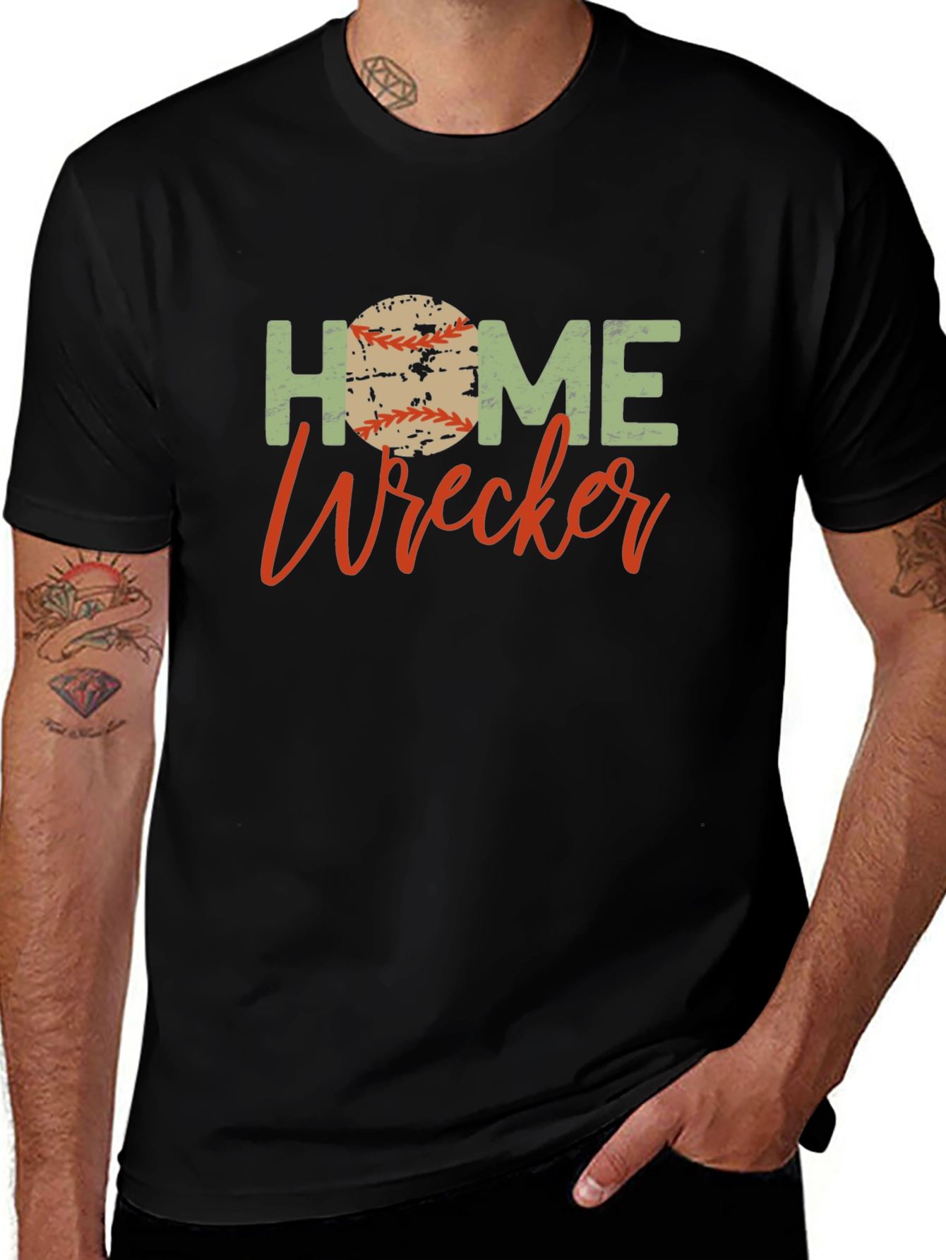 Home Wrecker Baseball T-Shirt
