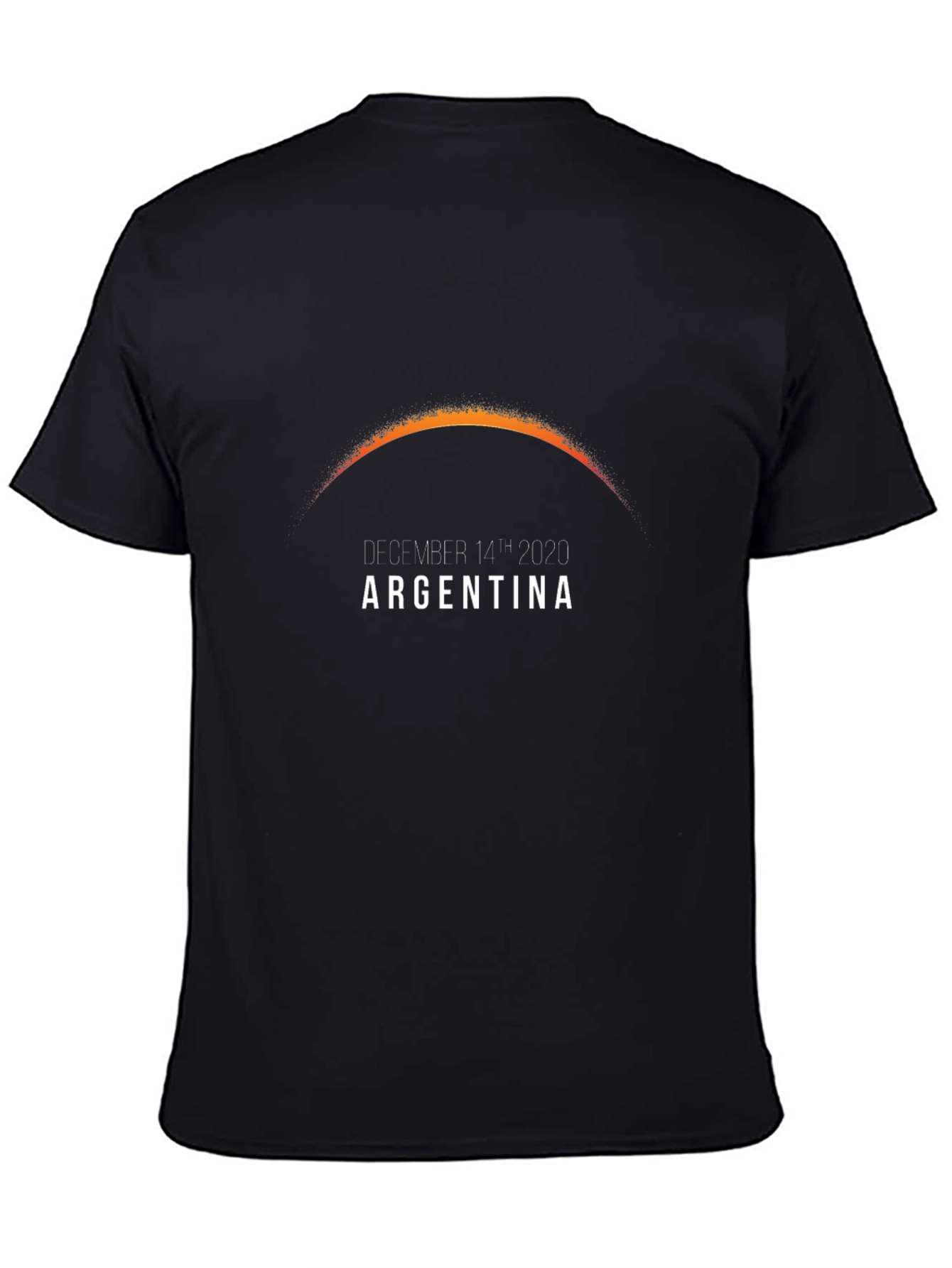 Argentina Eclipse 2020 Black T-Shirt