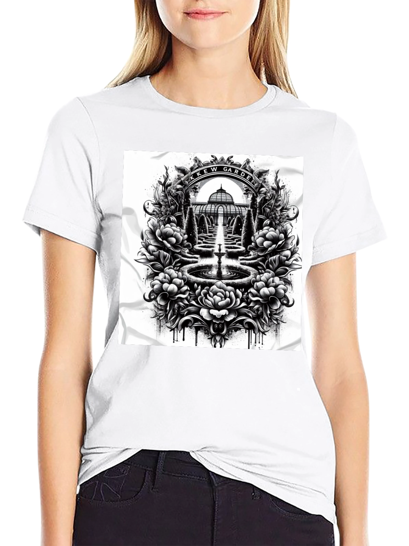 Kew Garden Black T-Shirt