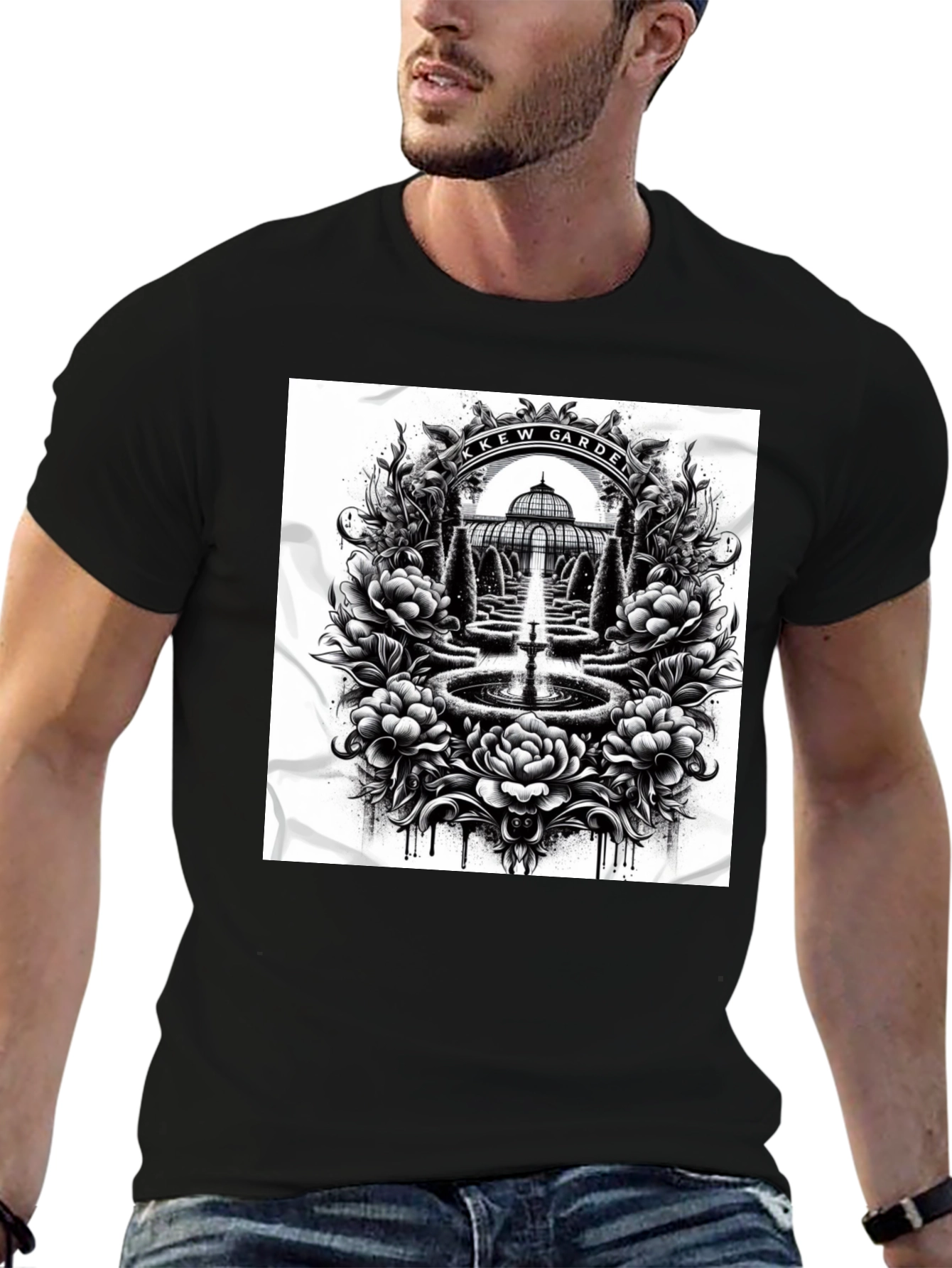 Kew Garden Black T-Shirt